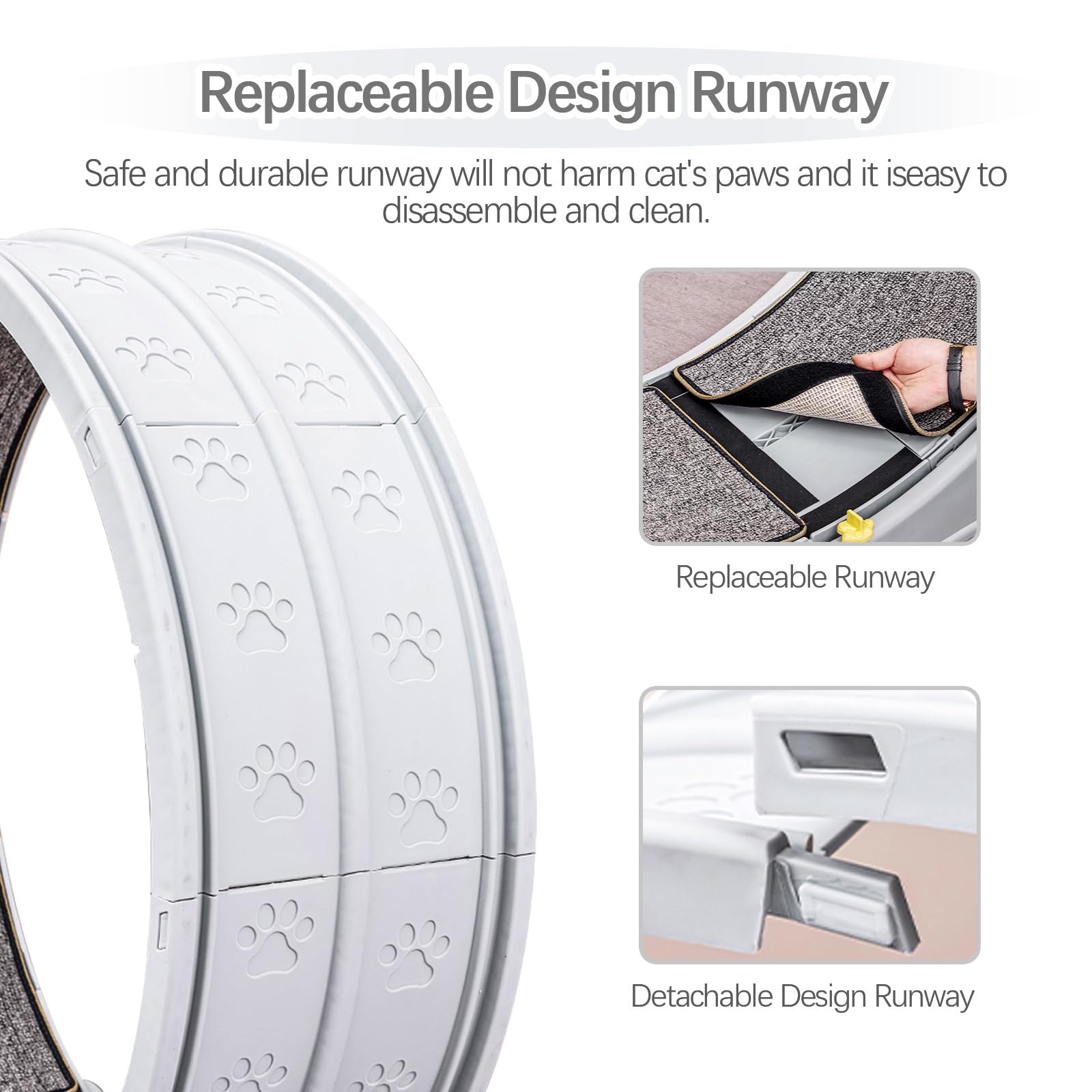 Goosheep Cat Wheel Exerciser Cat Treadmill Cat Wheels For Indoor Cats Exercise Wheel Indoor Cat Running Wheels For Indoor Cats G