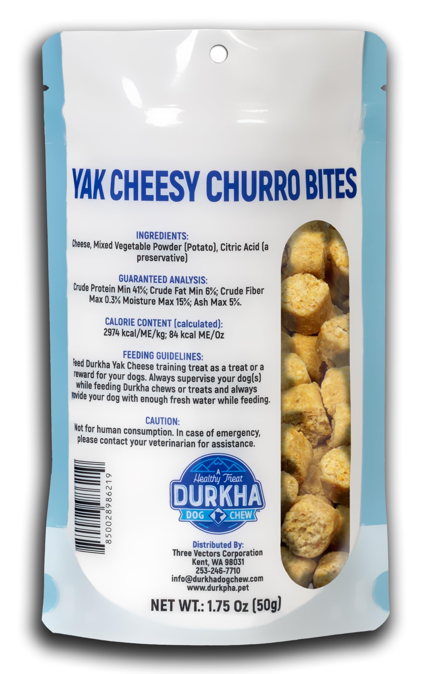 Durkha Soft Training Treats - Himalayan Yak Cheese Churro Bites, Moist, Nutritious, and Perfect for Training and Rewards