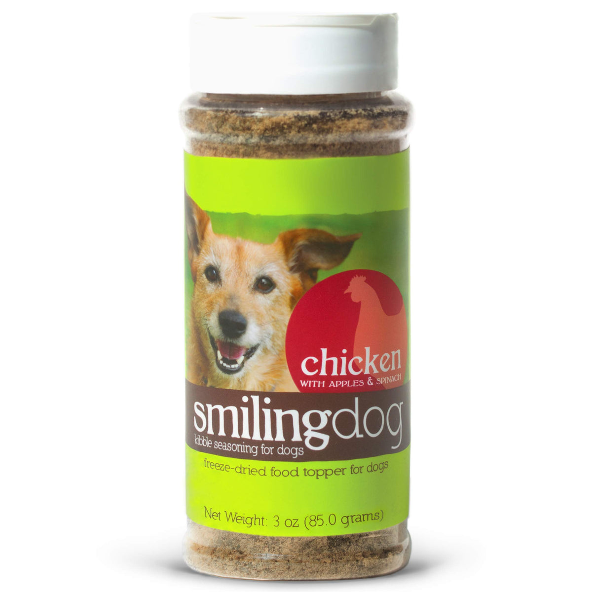 Herbsmith Kibble Seasoning – Freeze Dried Chicken - Dog Food Topper For Picky Eaters - 3 Oz