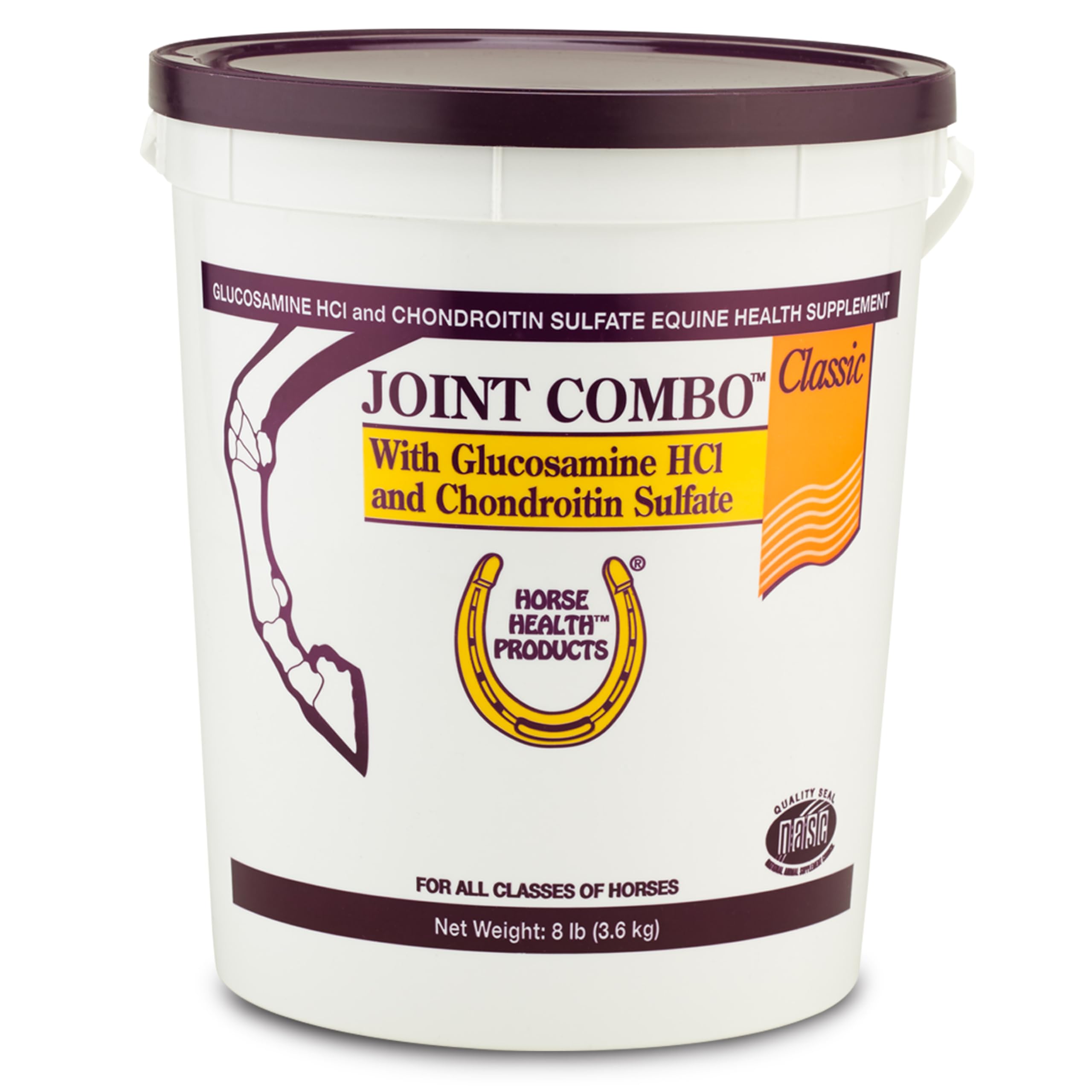 Horse Health Joint Combo Classic, An Unbeatable Joint Combination Supplement for Horses, Cinnamon Apple 8 Pounds