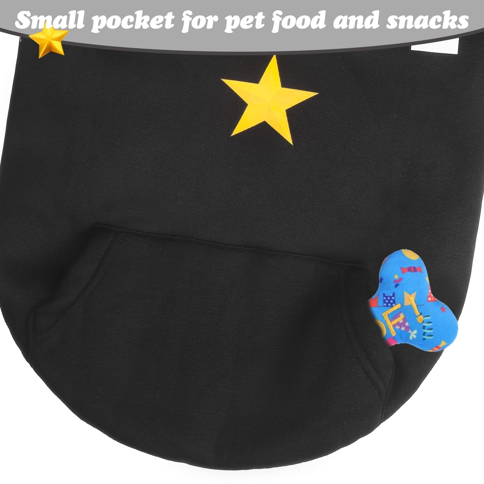 Bingpet Police Dog Hoodies Puppy Sweater Cold Weather Dog Coats Soft Brushed Fleece Pet Clothes Hooded Sweatshirt For Dog Cat