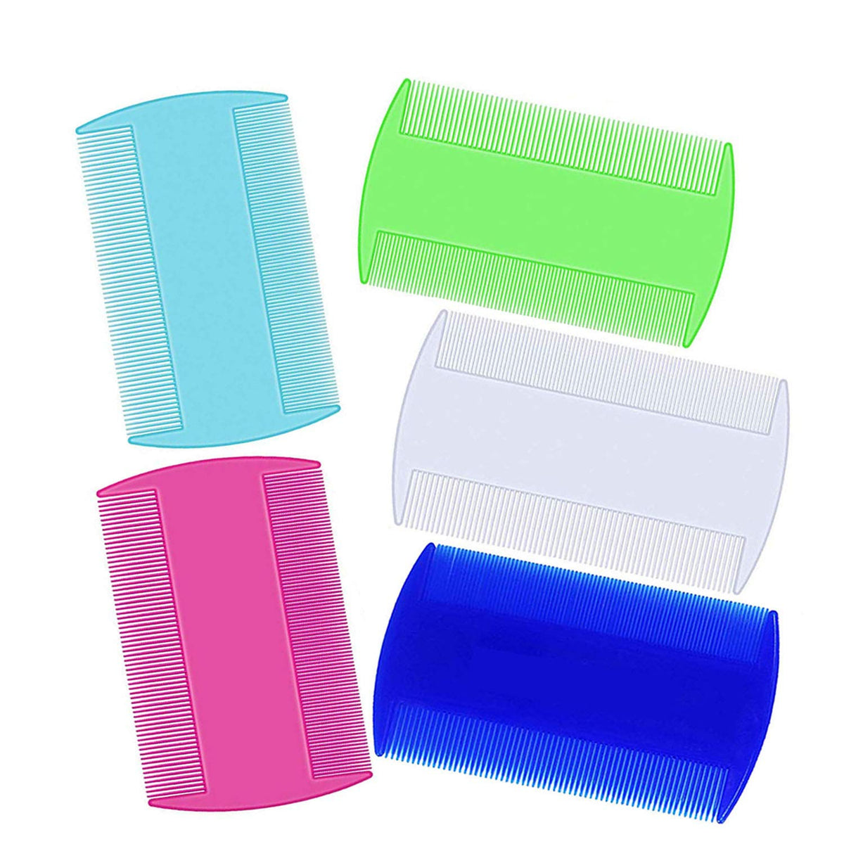 Weback Flea Comb For Dogs, Cat Flea Comb, Lice Combs,Tick Comb, Pet Combs With Durable Teeth For Removing Tear Stains, Fleas, Da