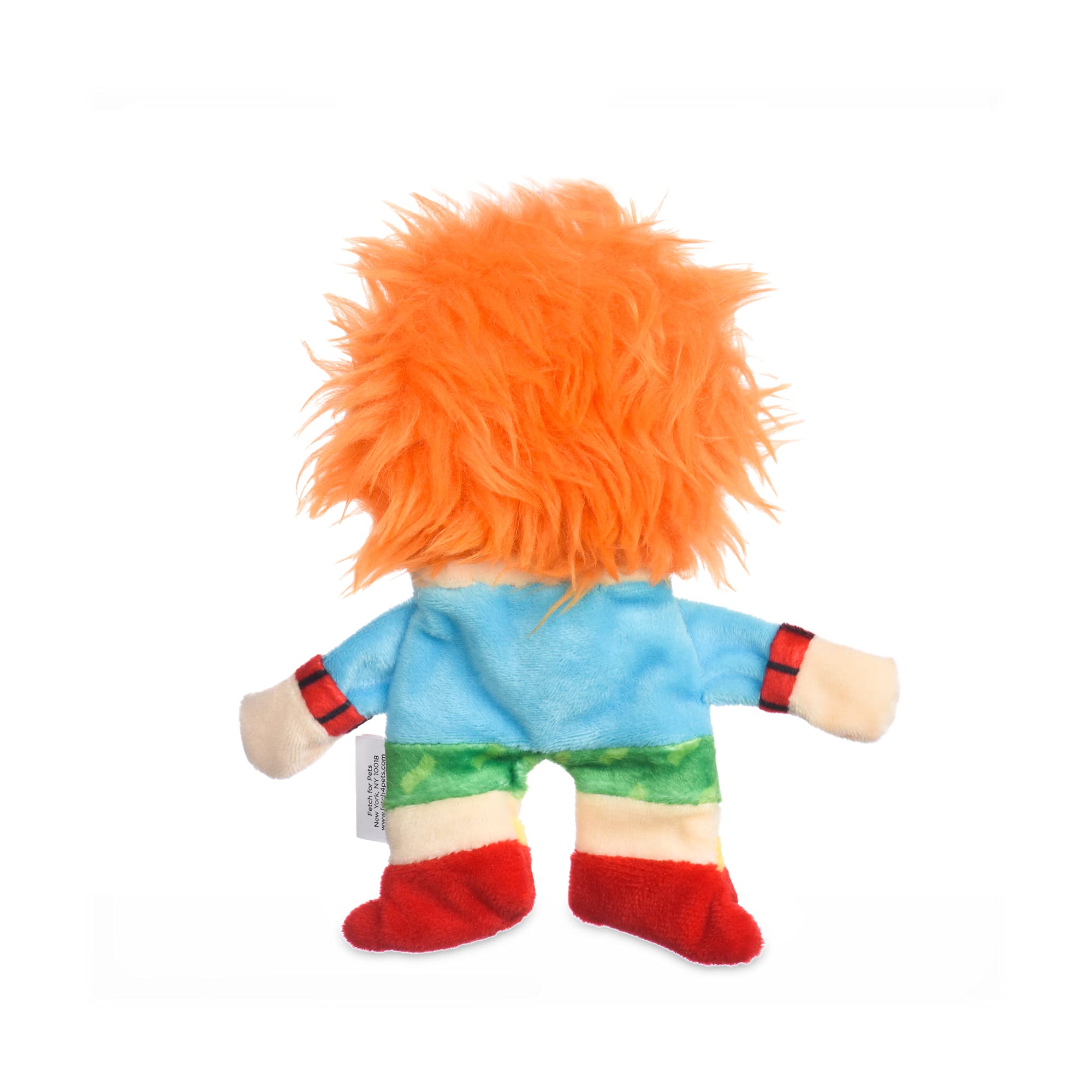 Nickelodeon For Pets Rugrats Chuckie Finster Flattie Plush Crinkle Dog Toy | 6 Inch Crinkle Toys For Dogs Nickelodeon Toys - Rugrats Toys For Dogs From Nickelodeon 90S | Small Plush Toys For Dogs
