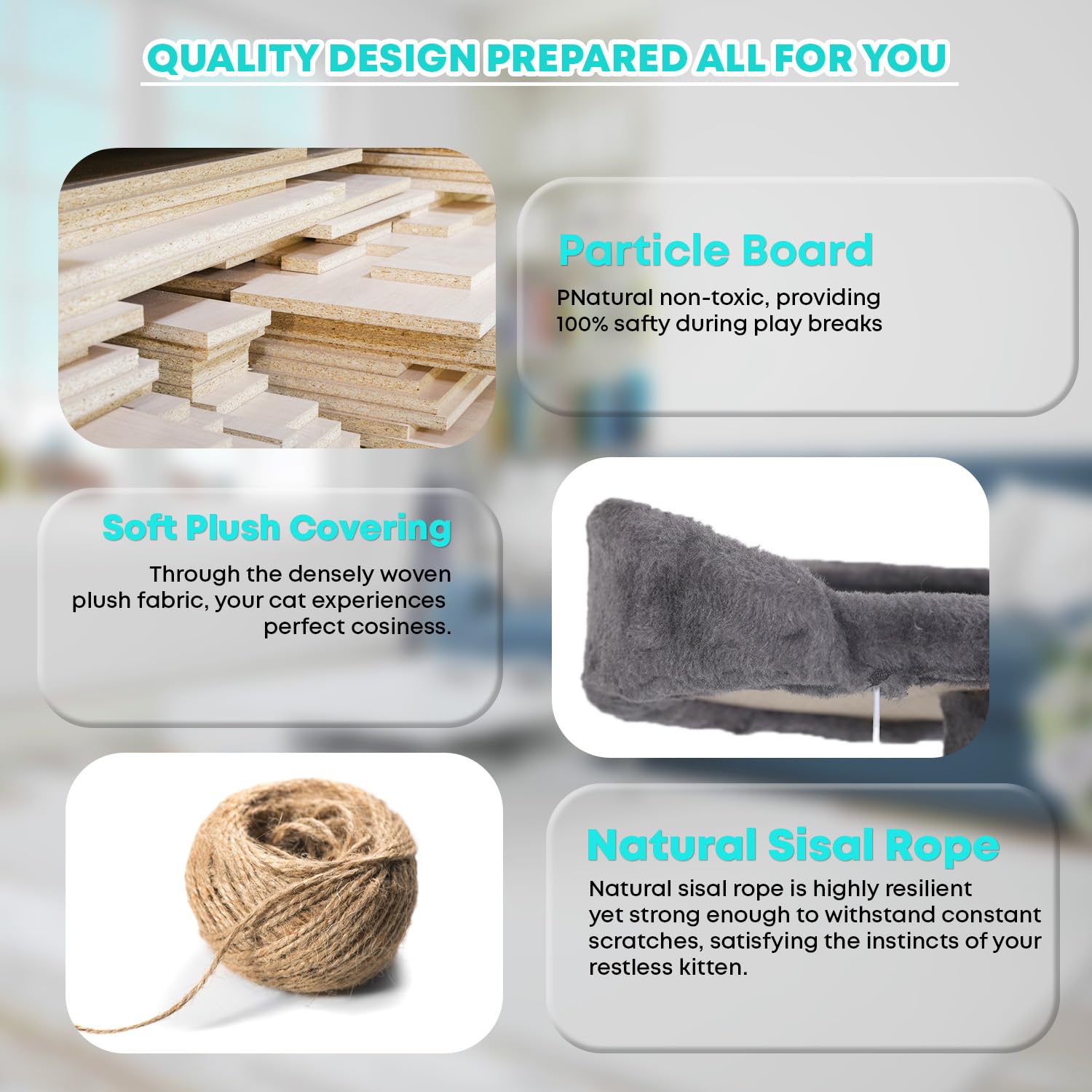 Fdw Cat Tree 70In Cat Tower Multi-Level Durable Cat Scratching Post & Cozy Fun Cat Jumping Platform Space Saving Cat Condo Pet P