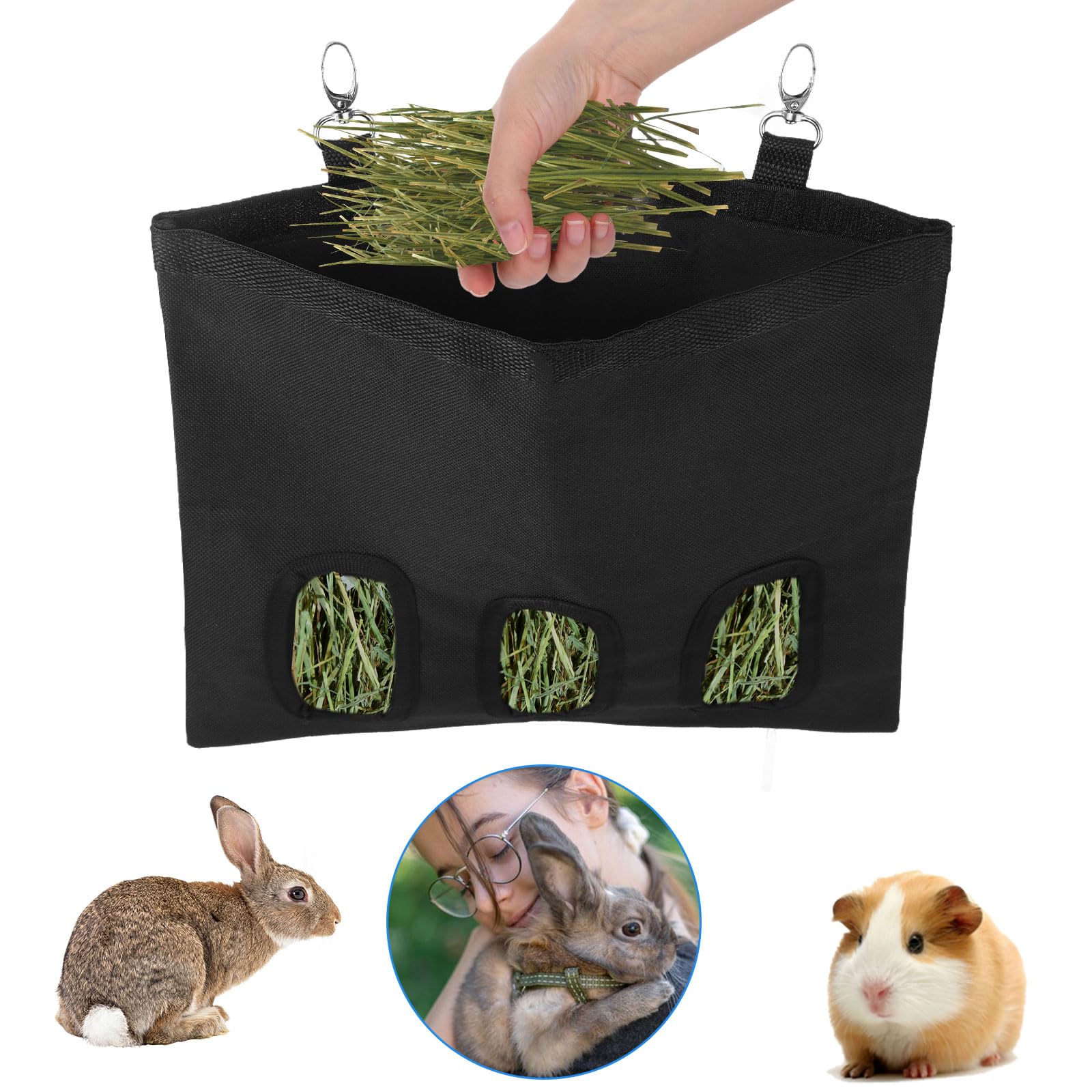 Rabbit Hay Feeder, Hay Feeder Rabbit, Guinea Pig Hay Feeder, Hay Bags, Bunny Hay Feeder, Hay Bag For Guinea Pigs, Timothy Hay Fo