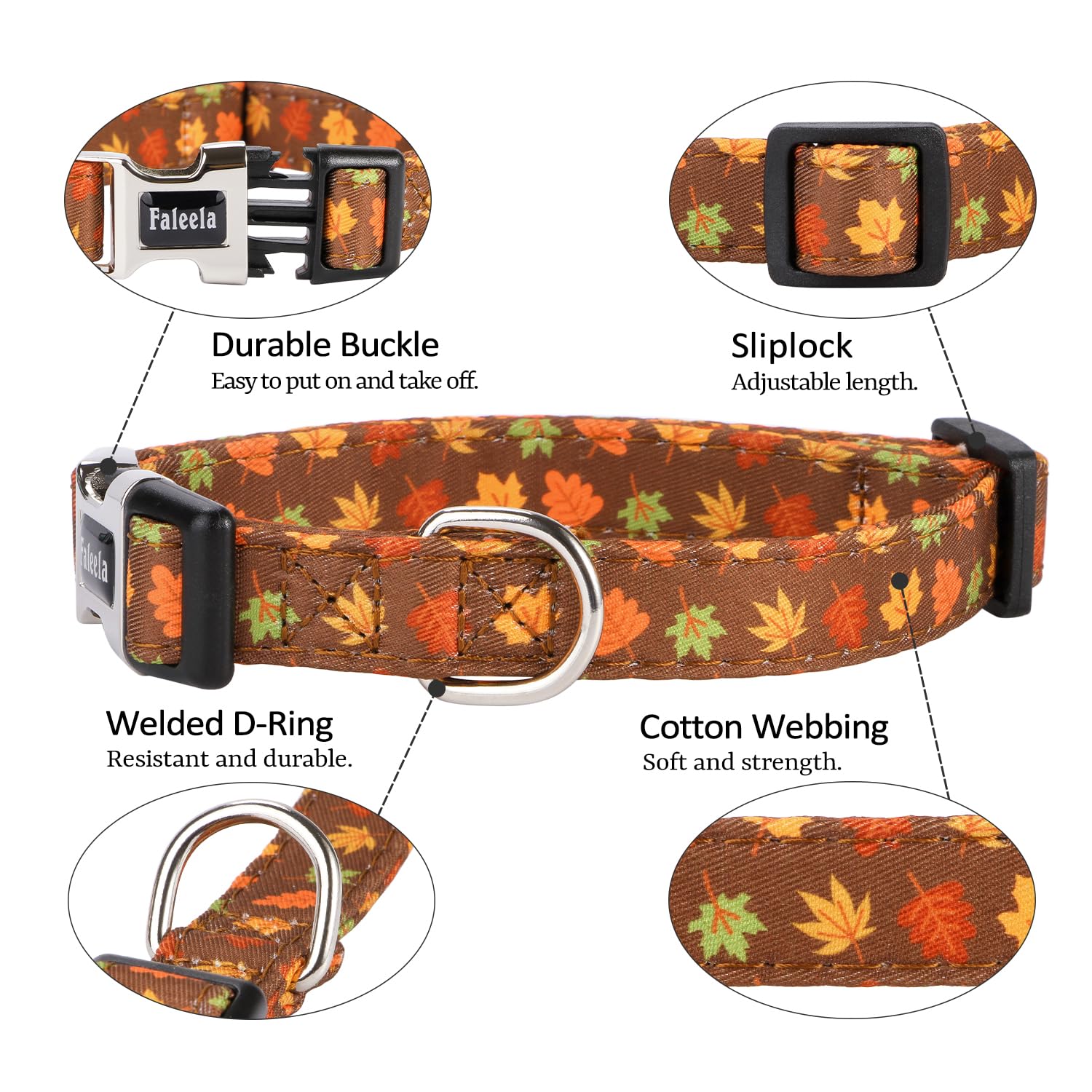 Faleela Cute Soft Girl Dog Collar With Bow, Adjustable Collar For Small To Large Pets