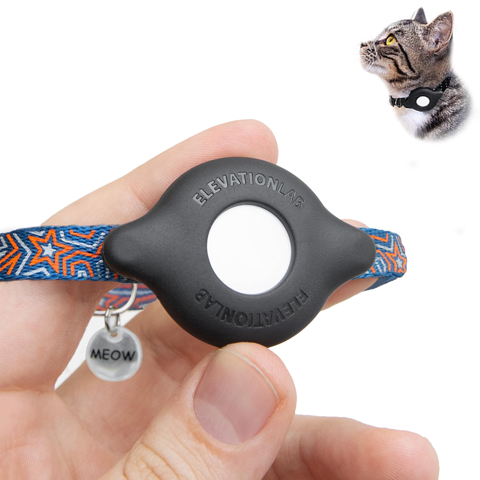 Elevation Lab Tagvault Airtag Cat Collar Mount - The Secure Airtag Collar Holder | Doesn'T Dangle, Great For Small Dogs Too