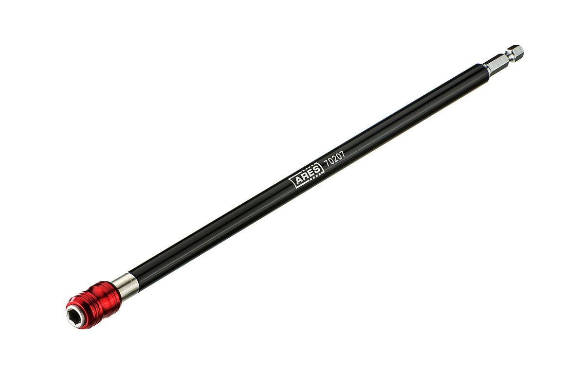 Ares 70207-12-Inch Quick Release Bit Holder - Works With All 14-Inch Drive Bits - Quick Release Mechanism Makes Changing Bits A 