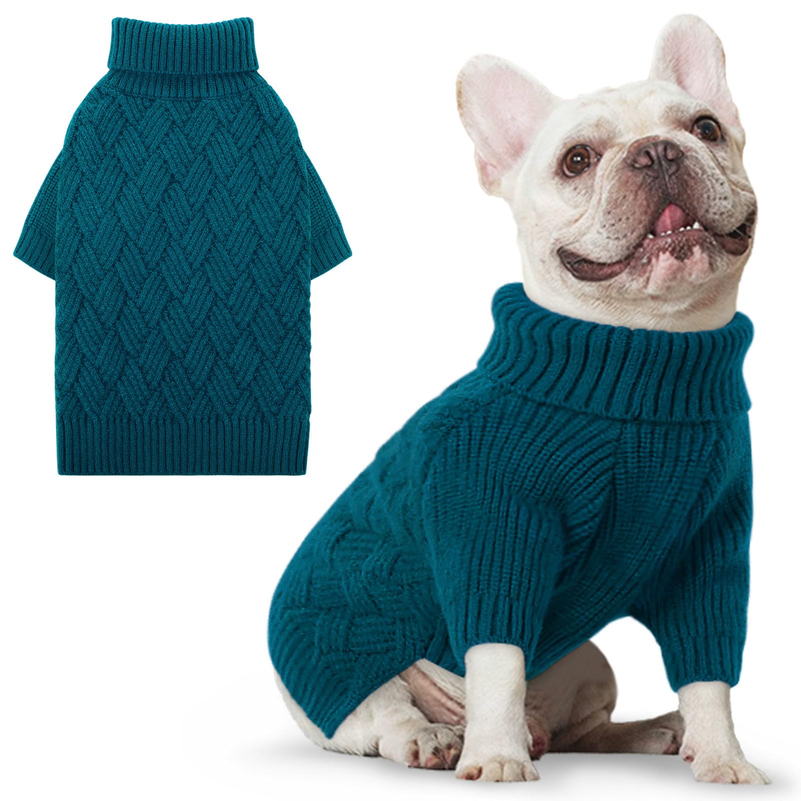 AOFITEE Small Dog Sweater, Dog Sweaters for Small Dogs Male, Dog Winter Sweater Girl Boy, Small Dog Halloween Sweater, Classic C