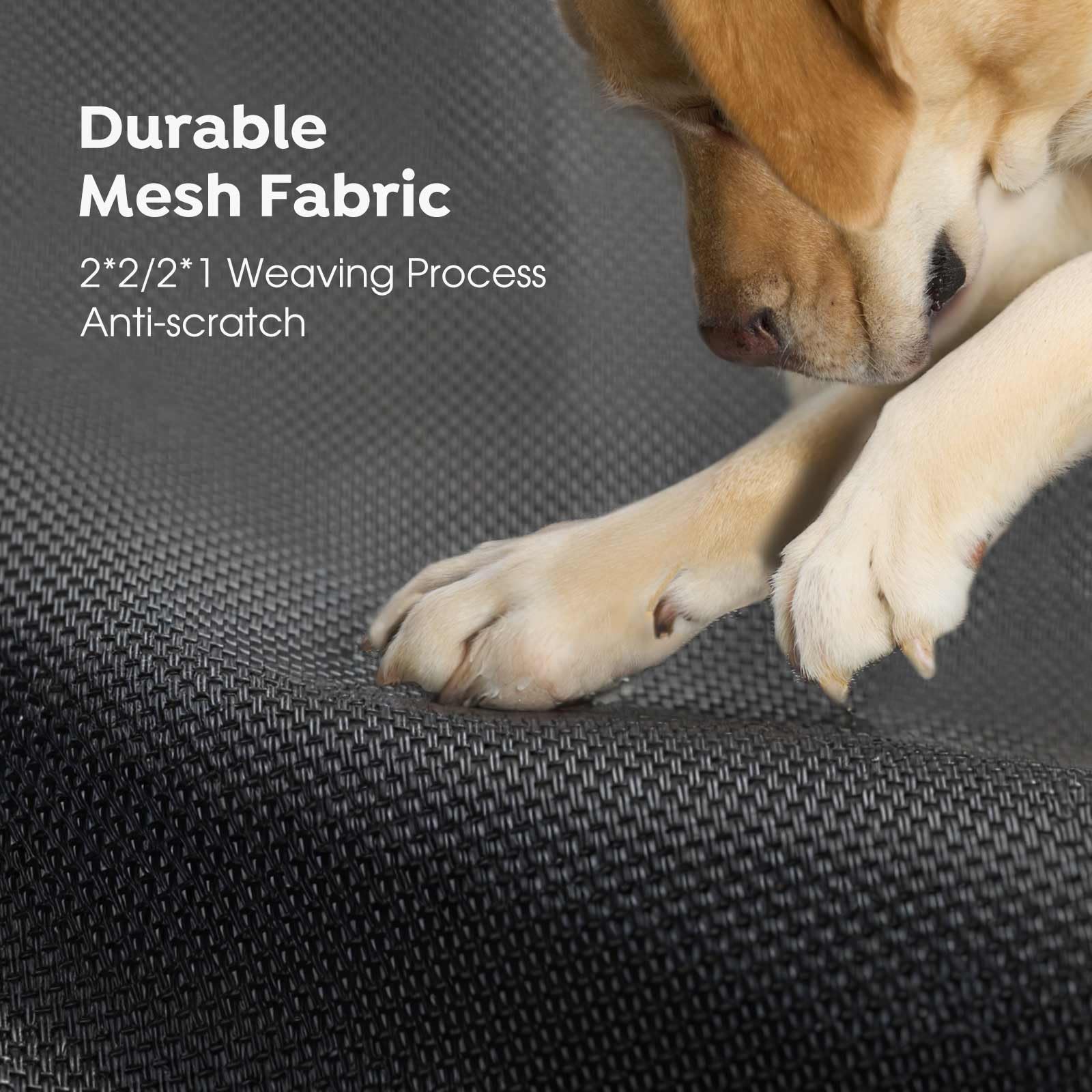 Veehoo Original Cooling Elevated Dog Bed, Outdoor Raised Dog Cots Bed For Large Dogs, Chew Proof Standing Pet Bed With Washable Breathable Mesh, No-Slip Feet For Indoor Outdoor, X-Large, Black