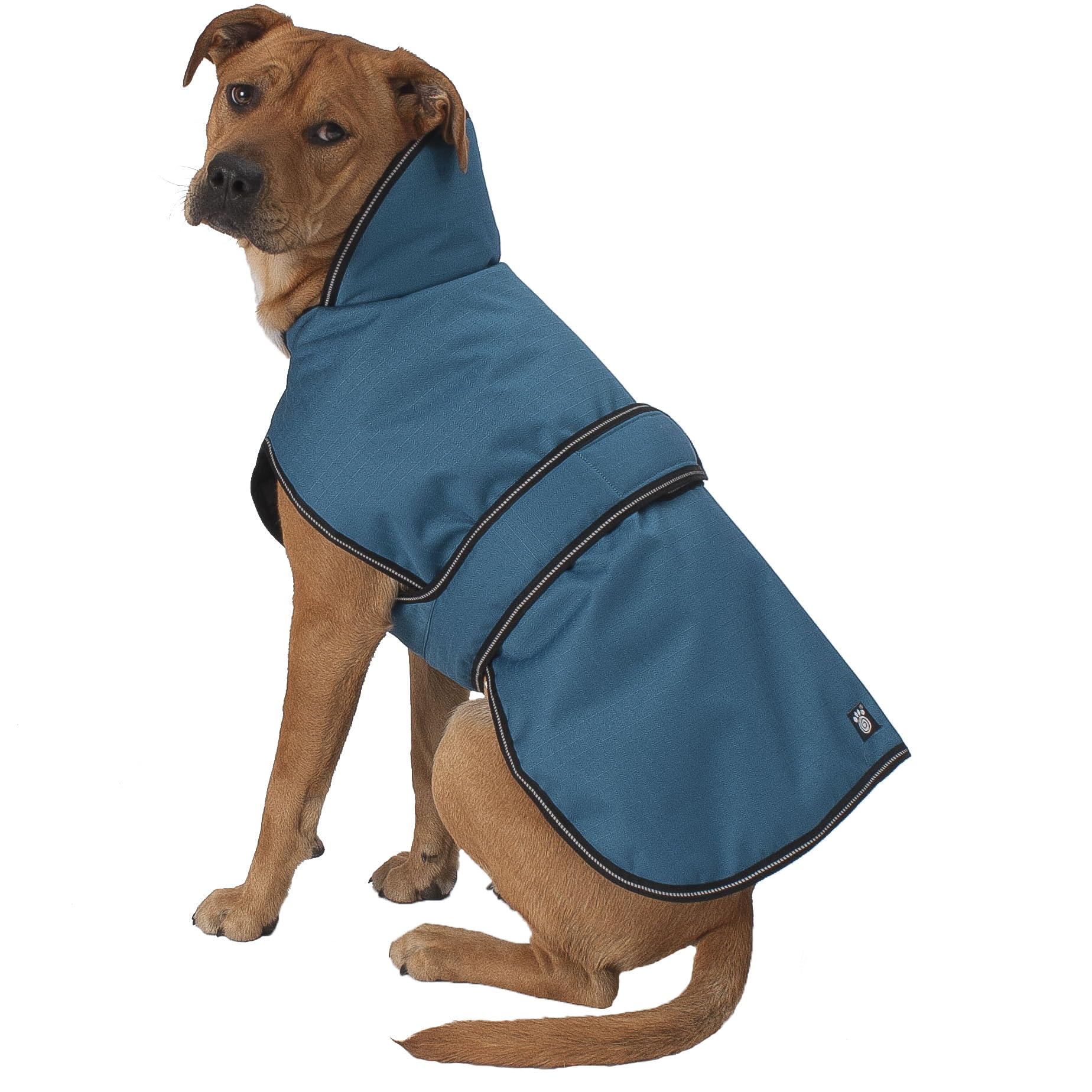 Petrageous 7303Tlg Juneau Waterproof Winter Dog Coat With Full Chest Coverage, Leash Opening - 19-Inch Long Heavyweight Jacket F