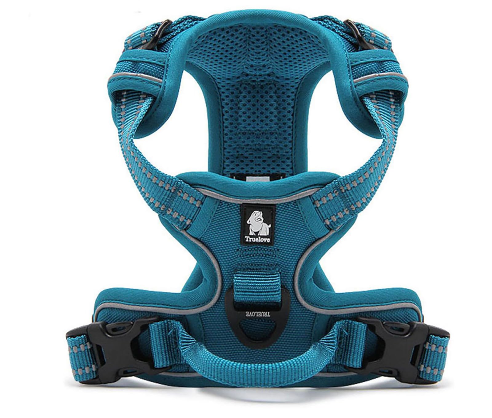 True Love Truelove Adjustable No-Pull Dog Harness Reflective Pup Vest Harnesses Comfortable Control Brilliant Colors Tlh5651(Blu