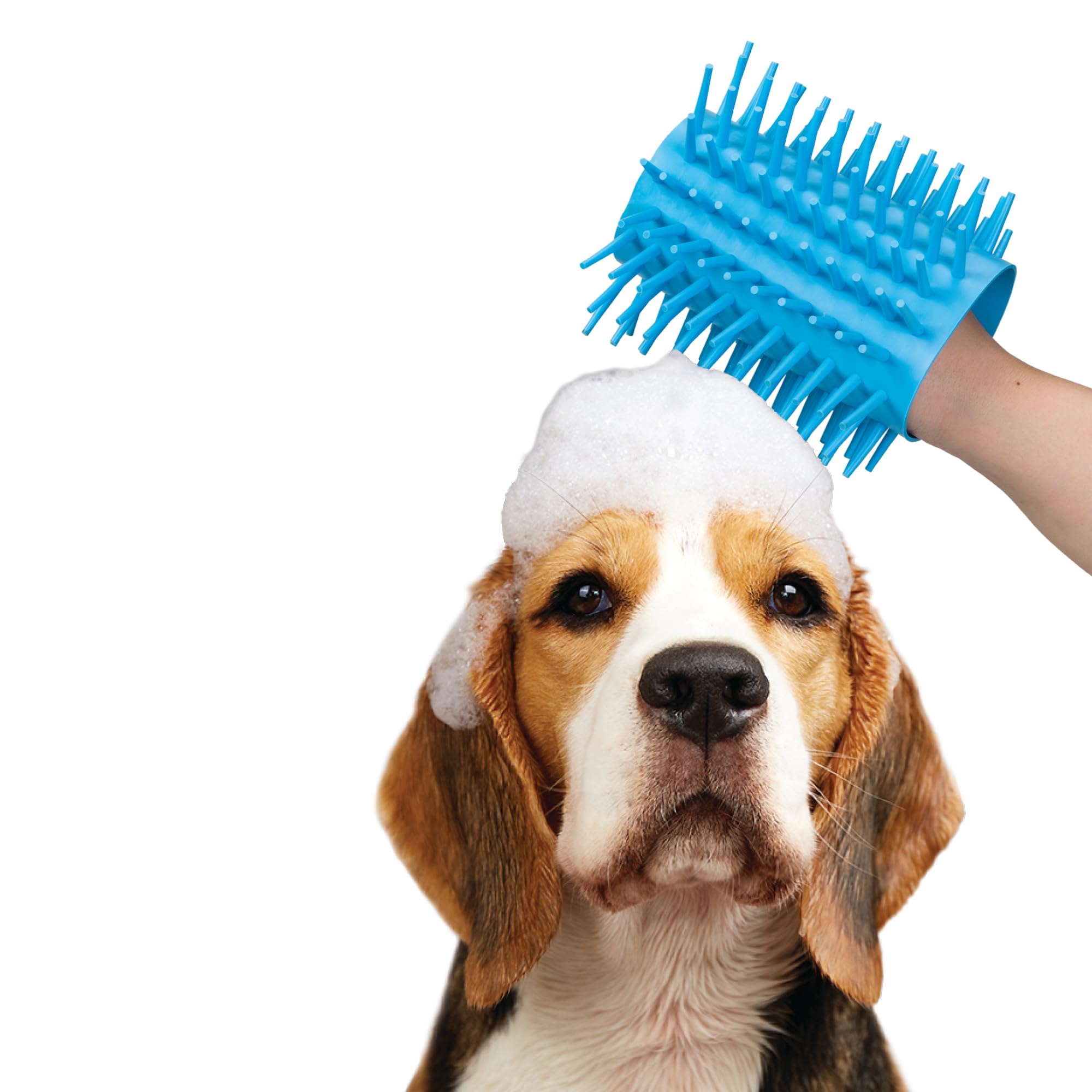 Nice Paws - Dog Paw Cleaner - Blue - Medium - 1 Count - Portable Dog Paw Washer With Microfiber Towel, For Muddy Paws, Medium Do