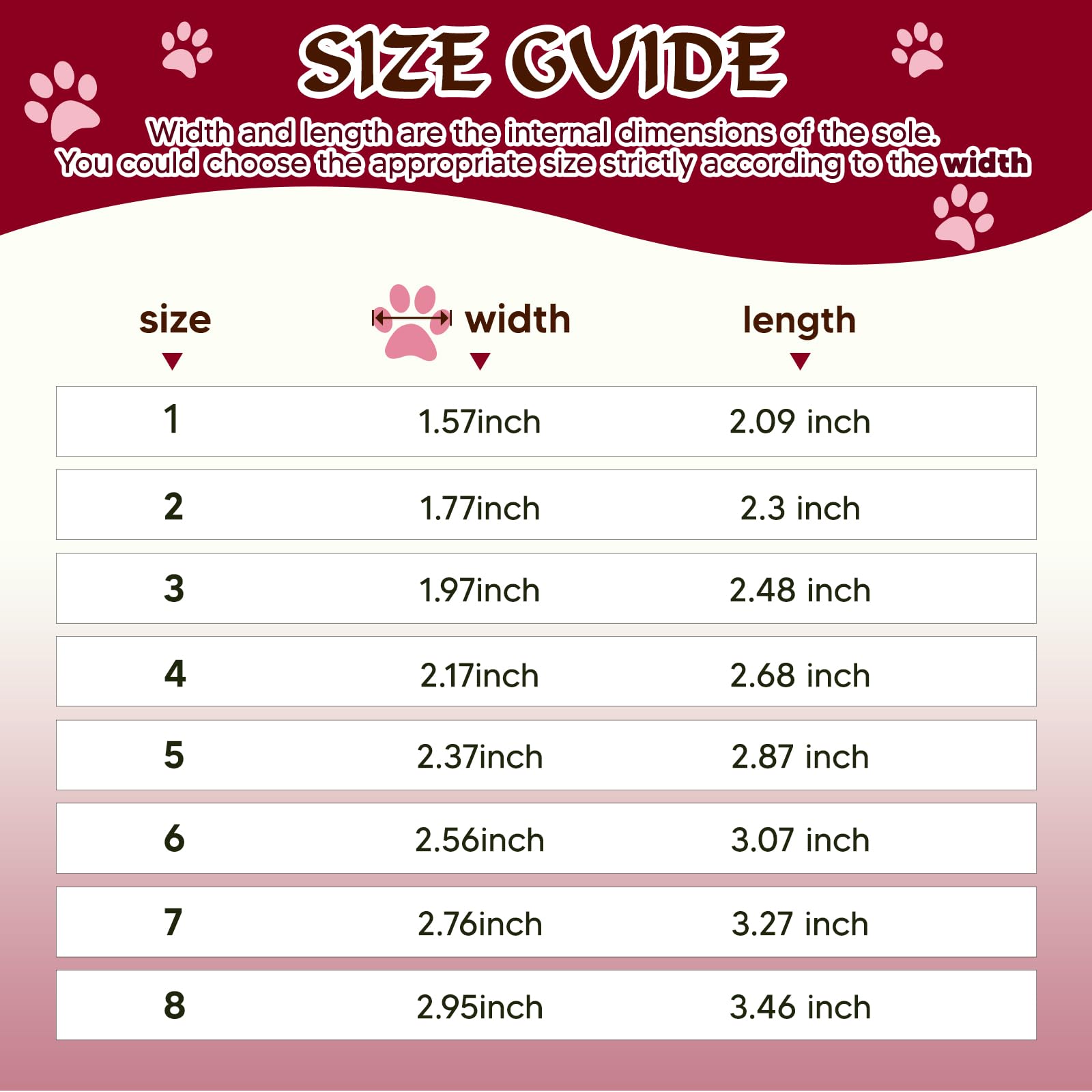 FISHOAKY Dog Shoes for Large Dogs, Waterproof Anti-Slip Boots, Size 7, Red, Model GH023, Perfect for Winter and Summer Use