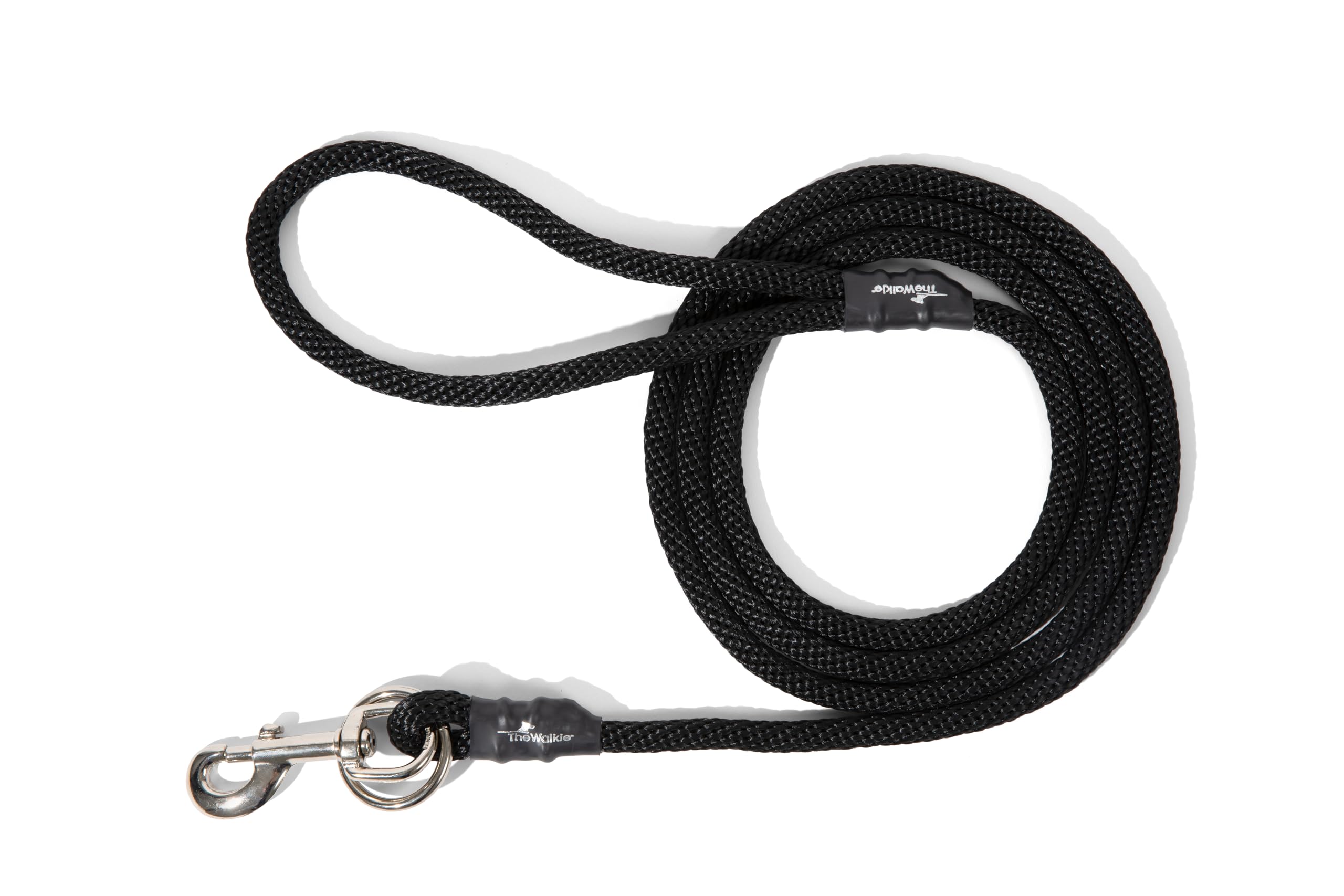 The Walkie No Pull Dog Leash - Gentle, Effective, Encourages Loose Leash Walking - Made In Usa - Black - Size Large For Dogs 25 Lbs – 150 Lbs