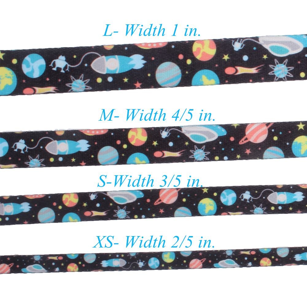 Qqpets Dog Harness Leash Set Adjustable Heavy Duty No Pull Halter Harnesses For Small Medium Large Breed Dogs Back Clip Anti-Twist Perfect For Walking (Xs(12'-18' Chest Girth), Space)