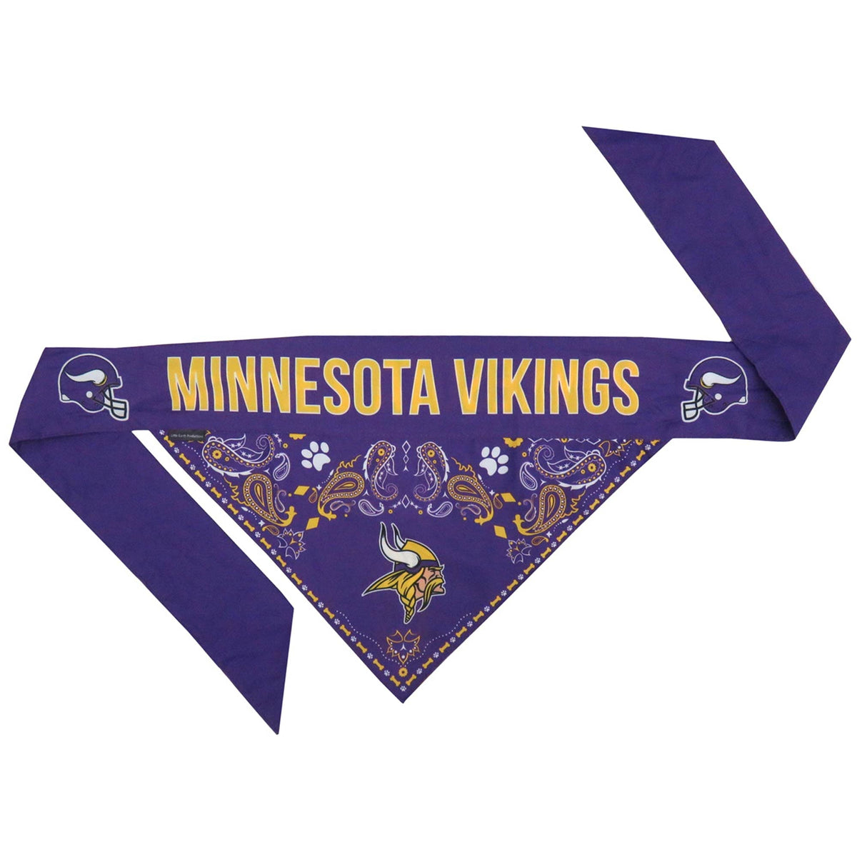 Littlearth Minnesota Vikings Nfl Pet Bandana