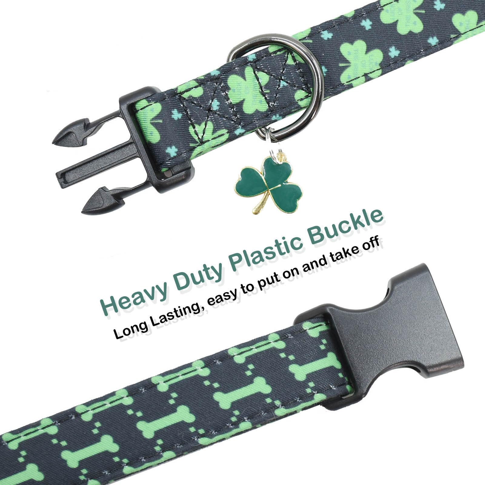 2 Pcs Cotton Dog Collar Soft Cute Flower -3 Sizes Soft Nylon Puppy Collar Adjustable For Girl Female Small Medium Large Dogs(03S