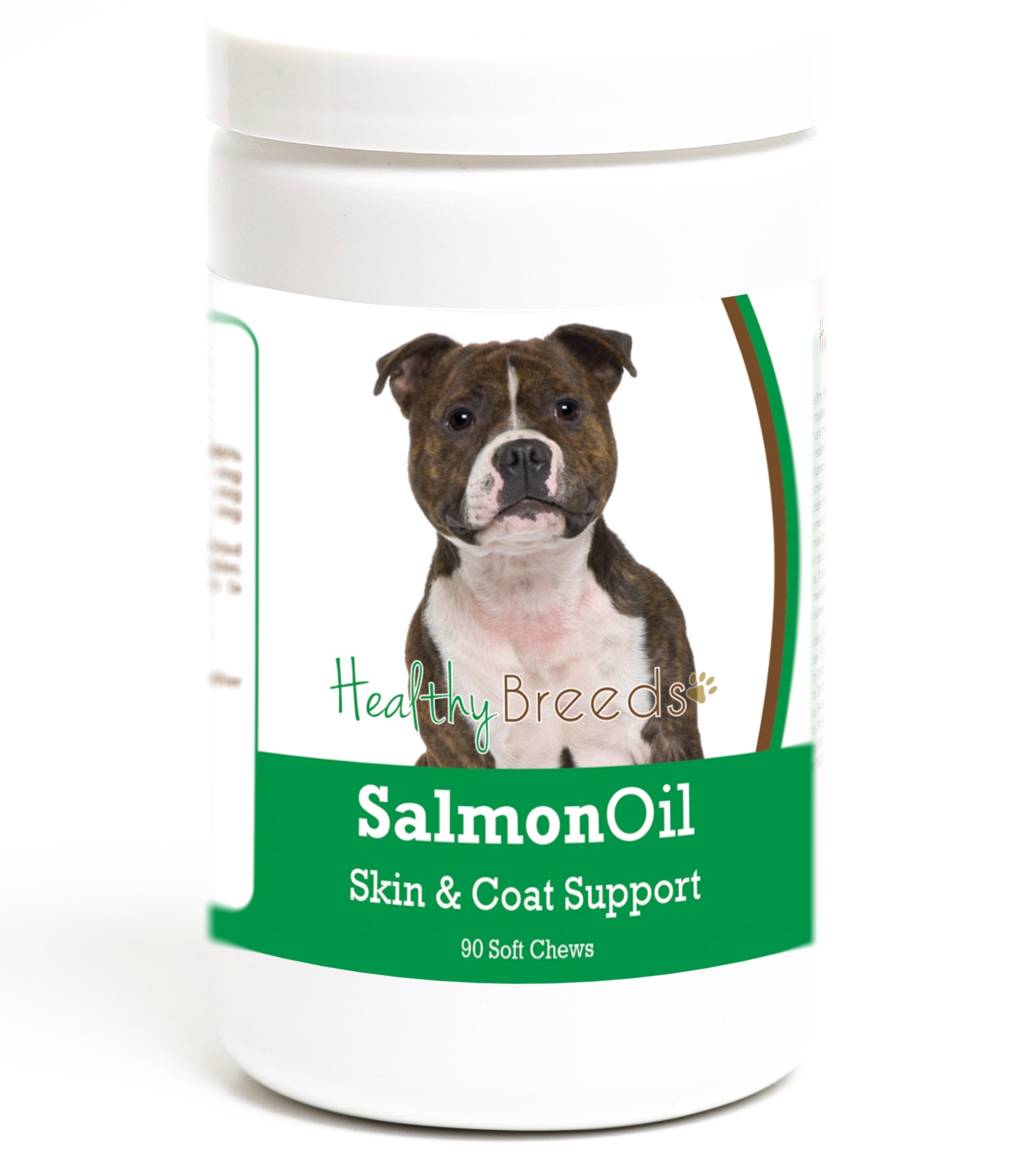 Healthy Breeds Staffordshire Bull Terrier Salmon Oil Soft Chews 90 Count