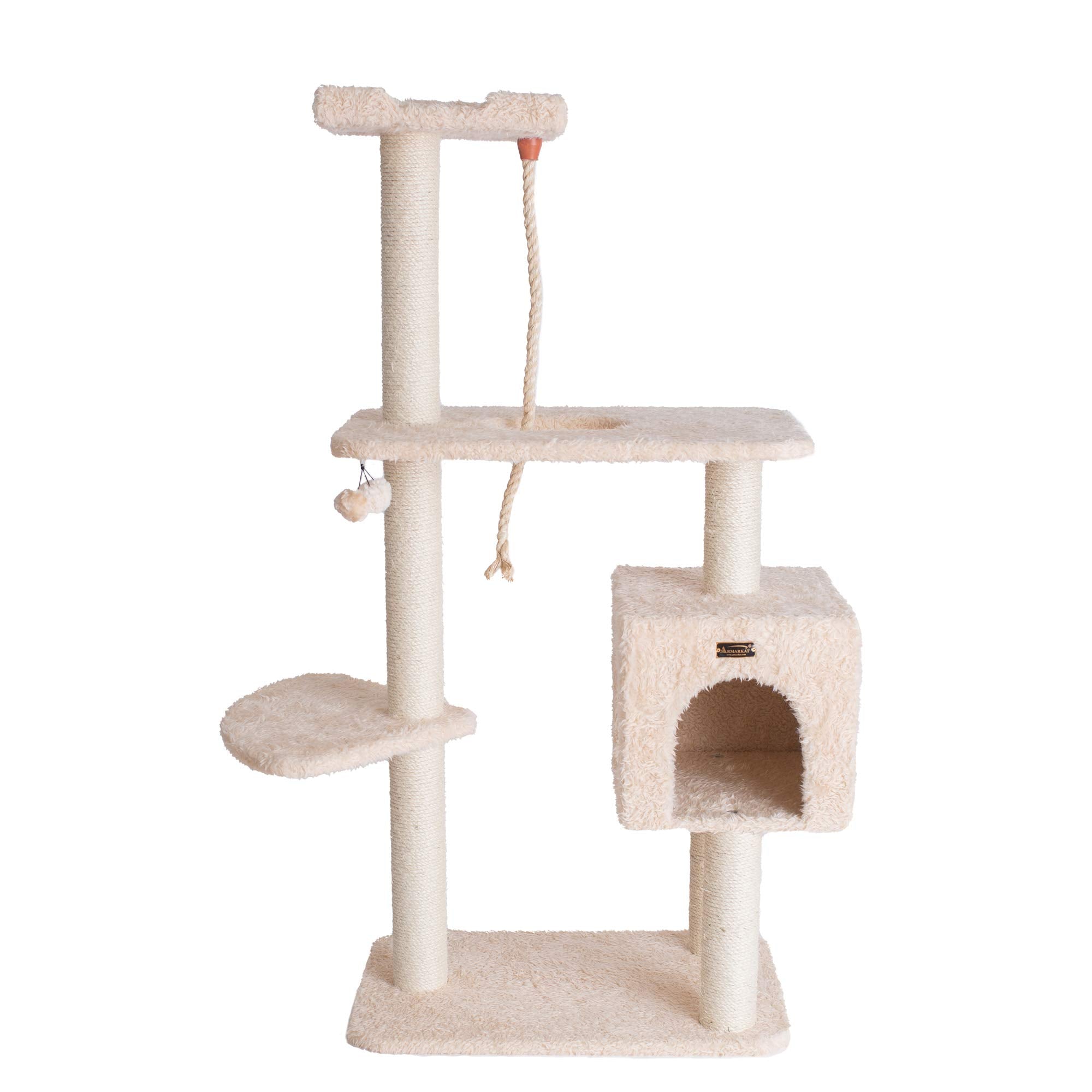 Armarkat A5708 Pet Cat Tree, Beige,Medium