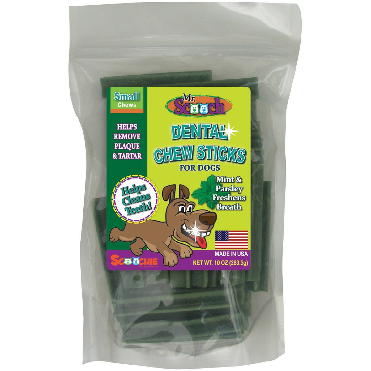 Mr. Scooch Dental Chews 10Oz-Mint Small