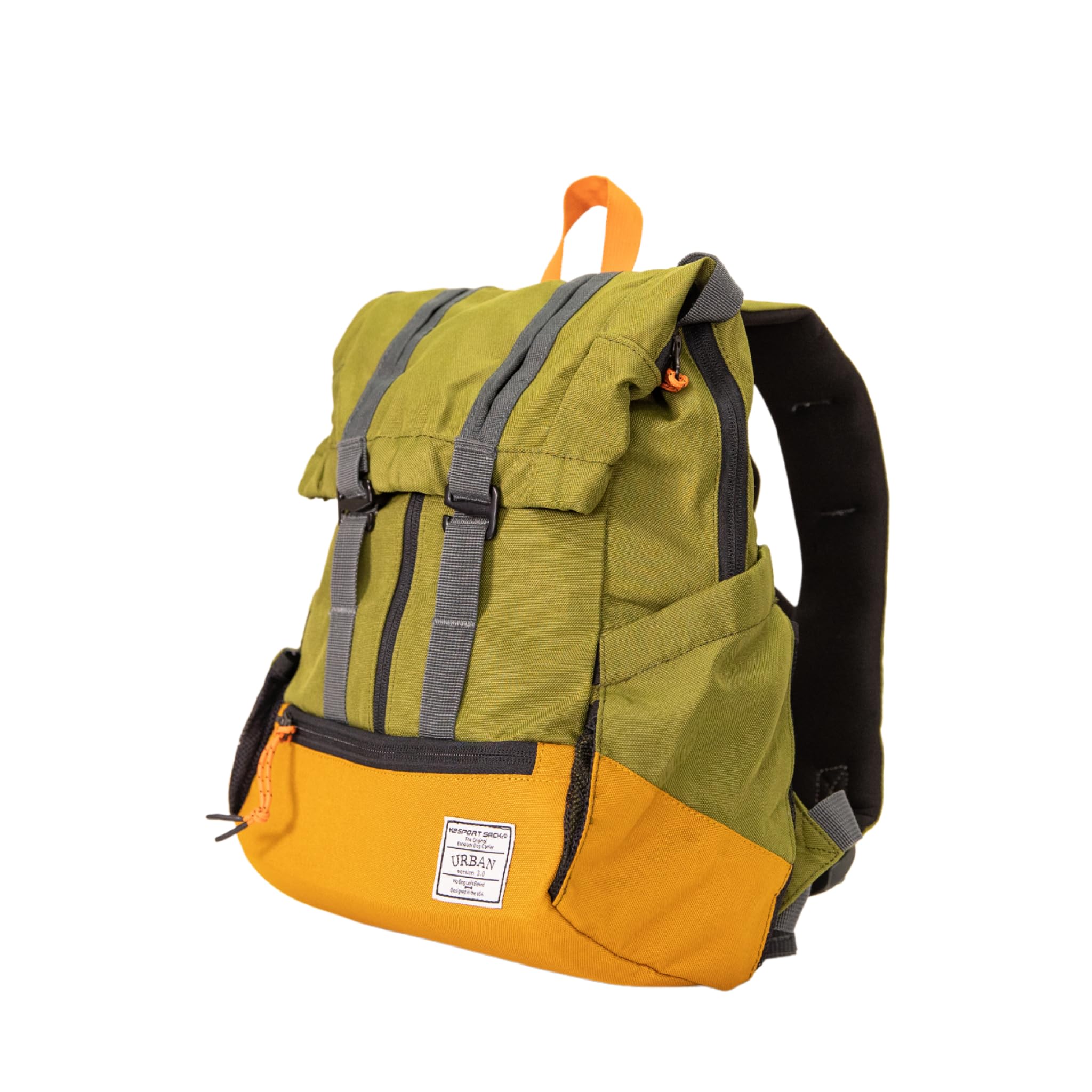 K9 Sport Sack | Dog Carrier Adjustable Backpack (Medium, Urban 3 - Leafy)