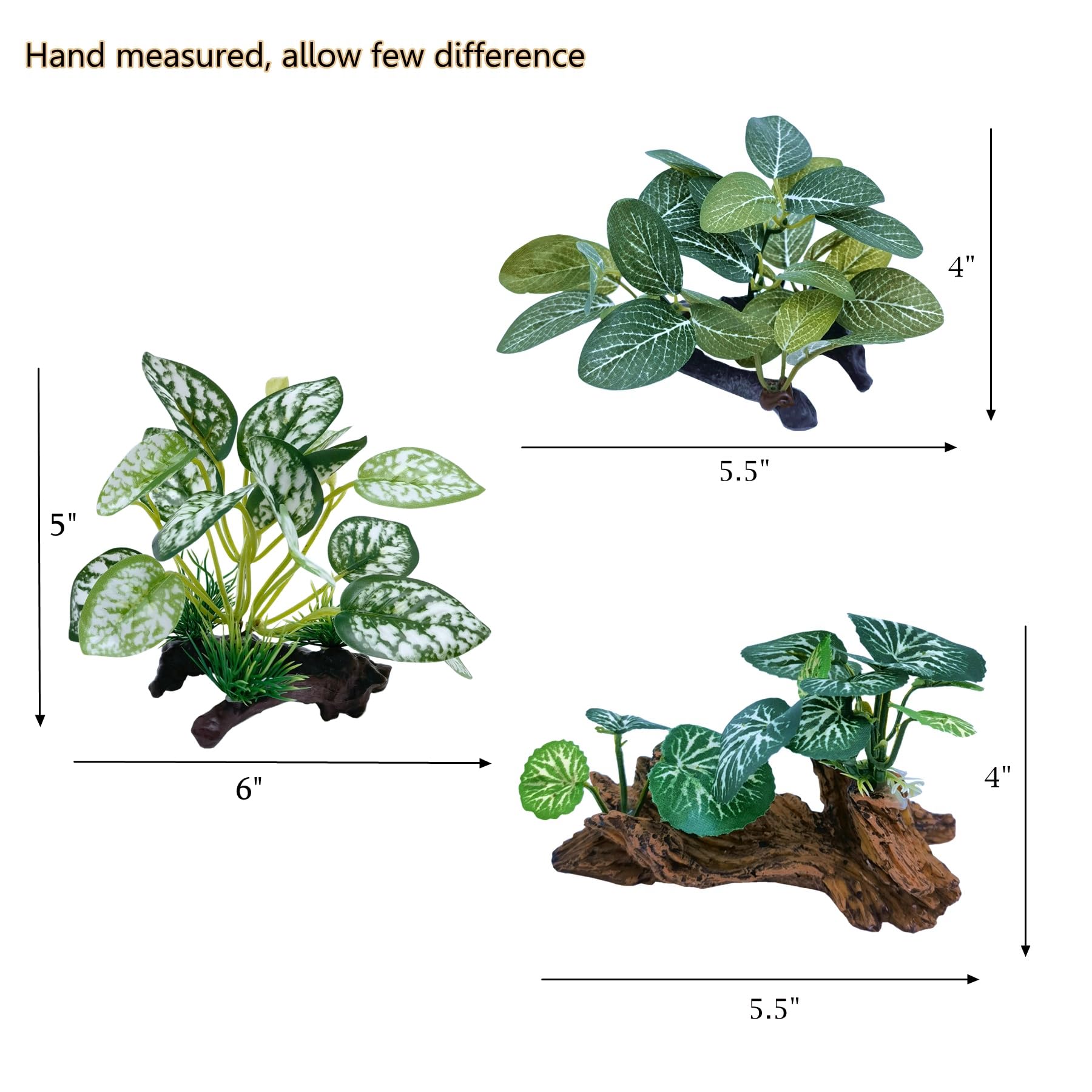 M2cbridge Artificial Fish Tank Plants Silk Aquarium Plant Aquatic Water Grass Foreground Decor (3PCS Green Grasses)