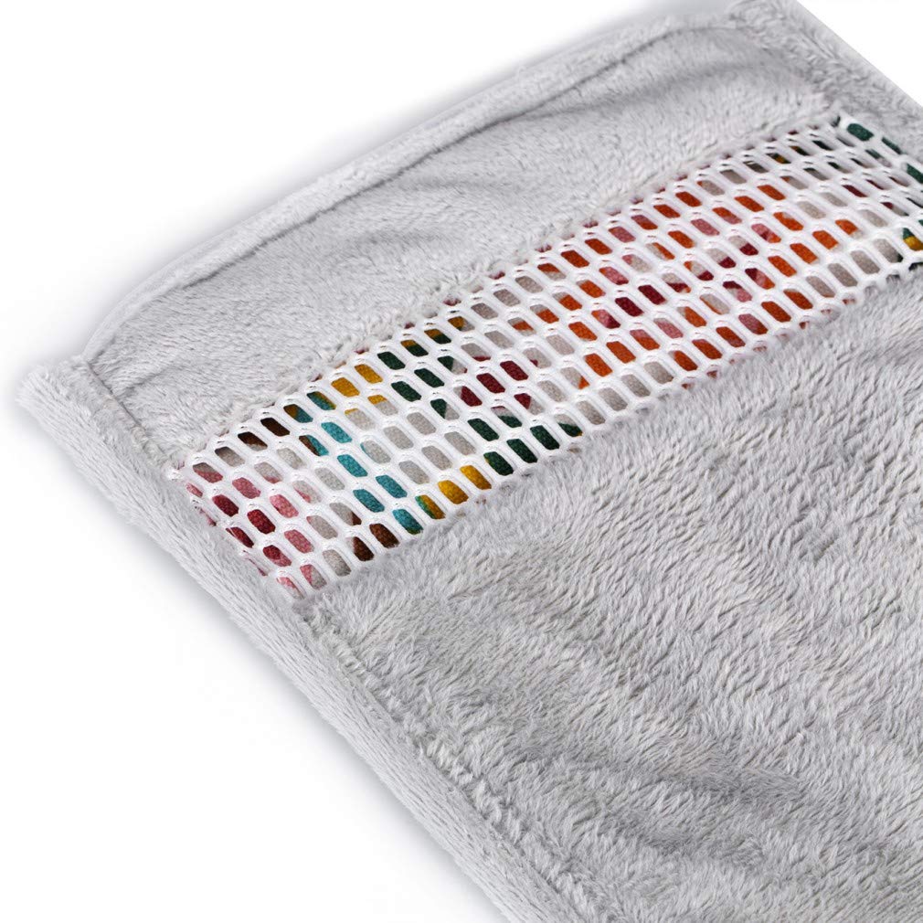 Kintor Sugar Glider Bonding Pouch Carry For Rat Hedgehog Small Pocket Pets (Blue Deer, 8.7X6.3Inch)