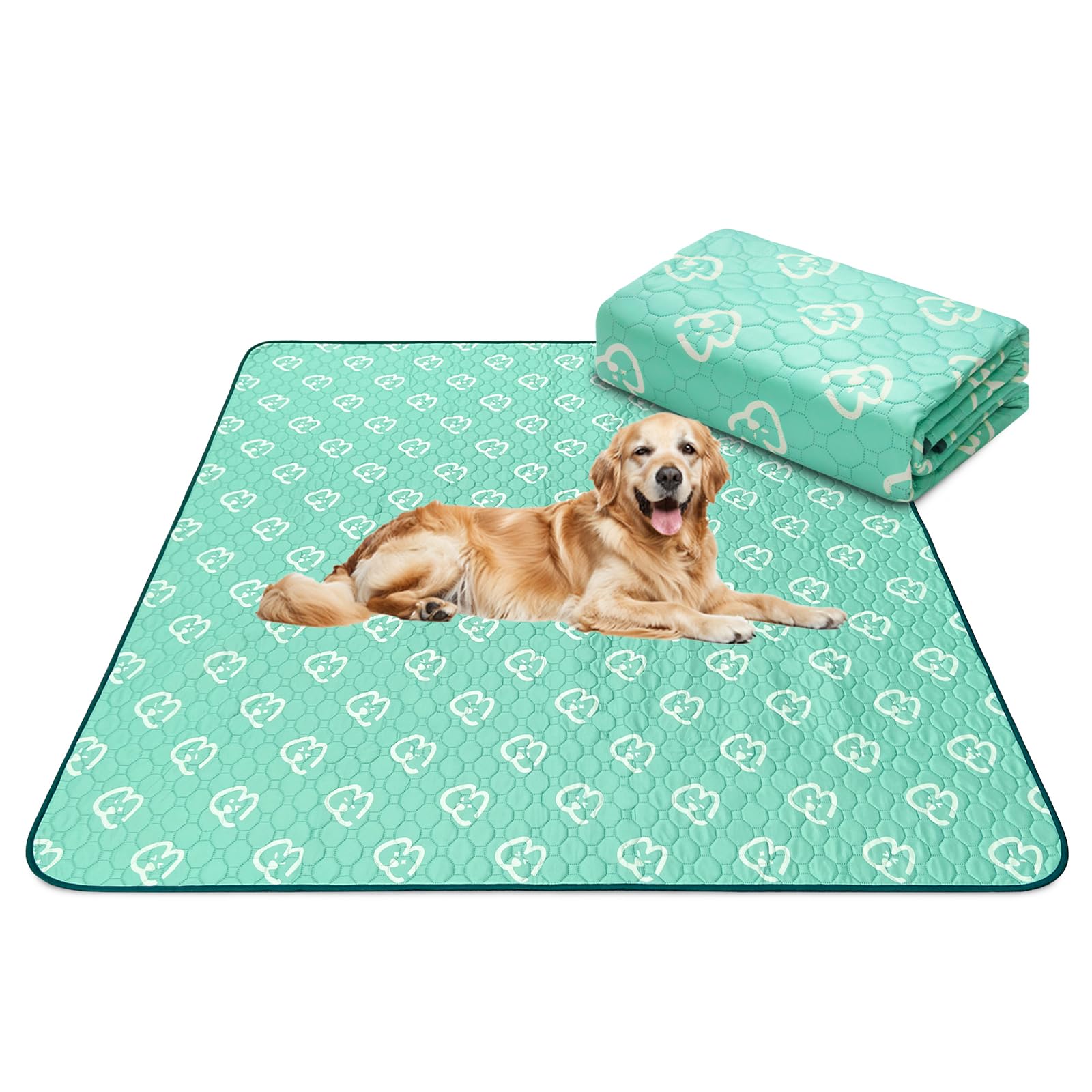 Fxw Washable Pee Pads For Dogs, Puppy Pads With Super Absorbent, 63'' X 39'', Specifically Designed For 24Inch 6 Panels Dog Play