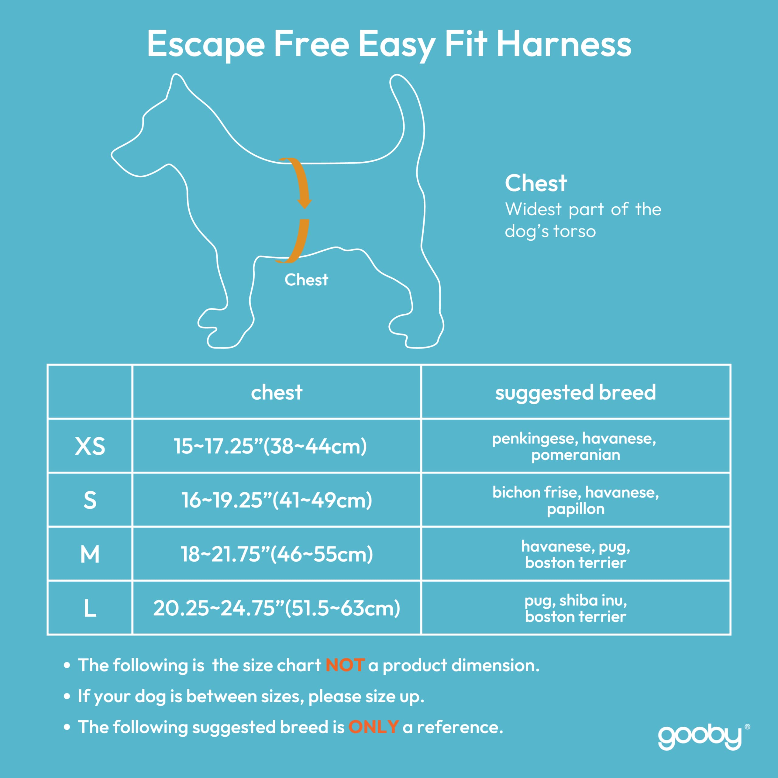 Gooby Escape Free Easy Fit Harness - Turquoise, Small - No Pull Step-In Patented Small Dog Harness With Quick Release Buckle - P