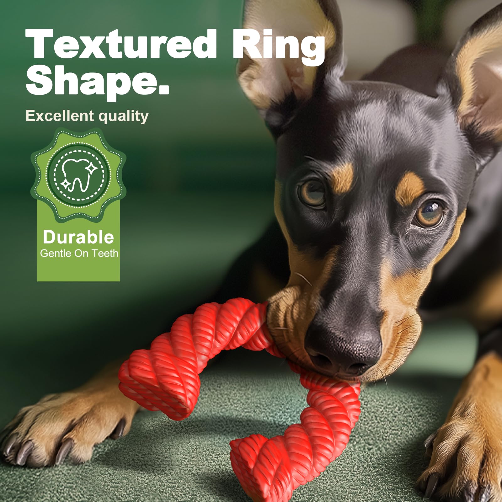 Doudele Dog Toys For Aggressive Chewers, Dog Toys For Medium Large Dogs, Toys For Traning, Indestructible Dog Toy With Beef Flav