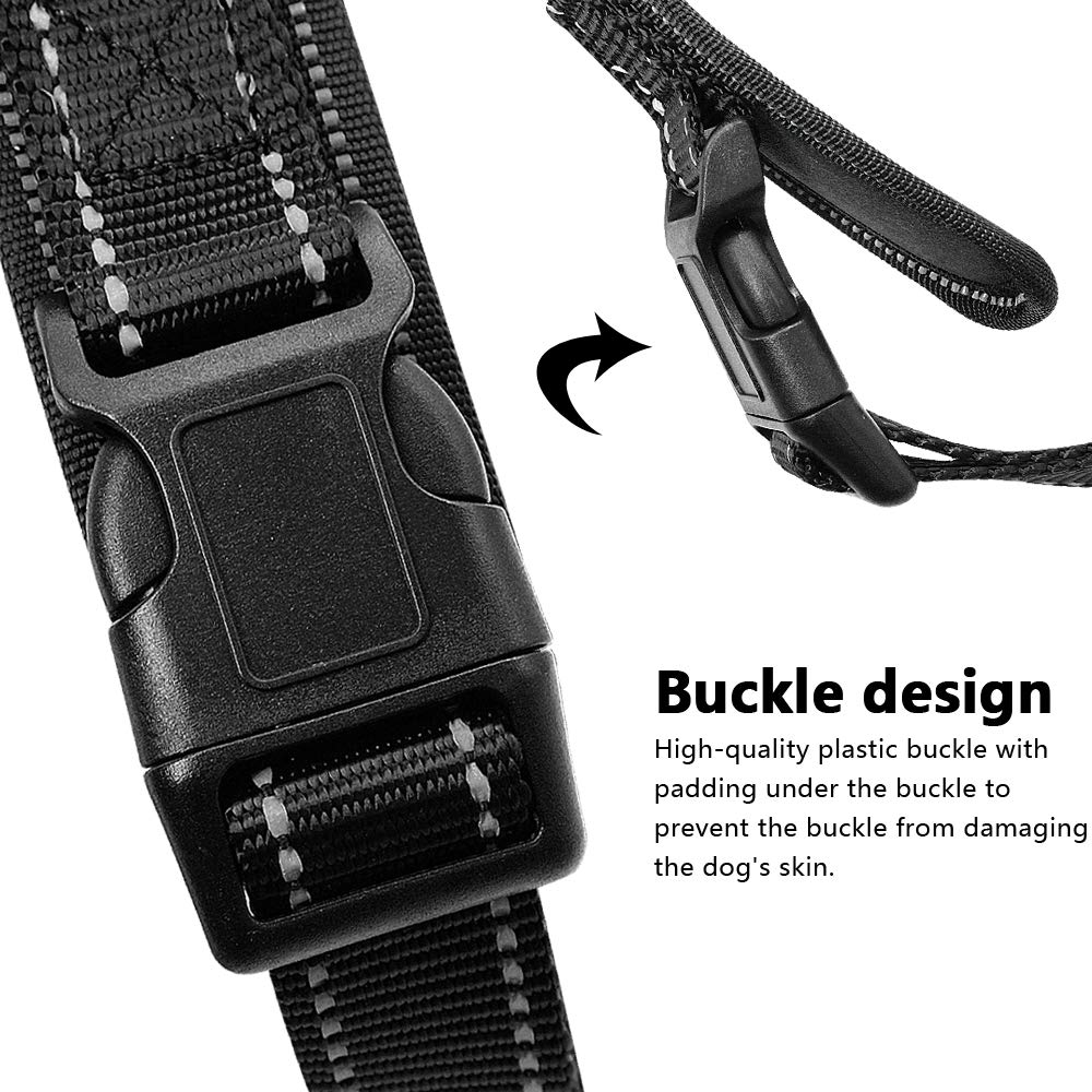 Beirui Rhinestone Dog Harness - Reflective Bling Nylon Dog Vest With Sparkly Bow Tie For Small Medium Large Dogs Walking,Party And Wedding,Black,S