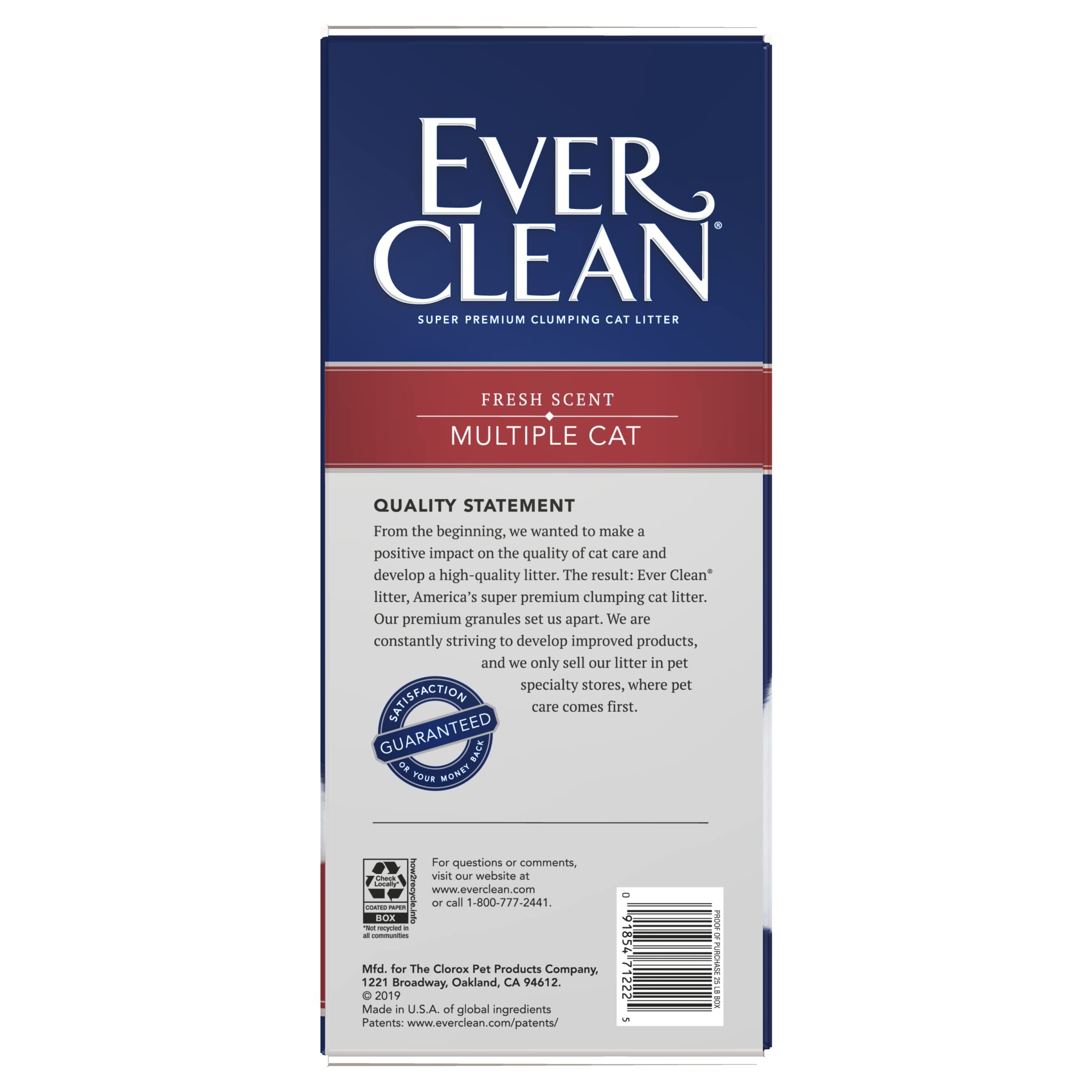 Ever Clean Multiple Cat Litter, 25 Pounds