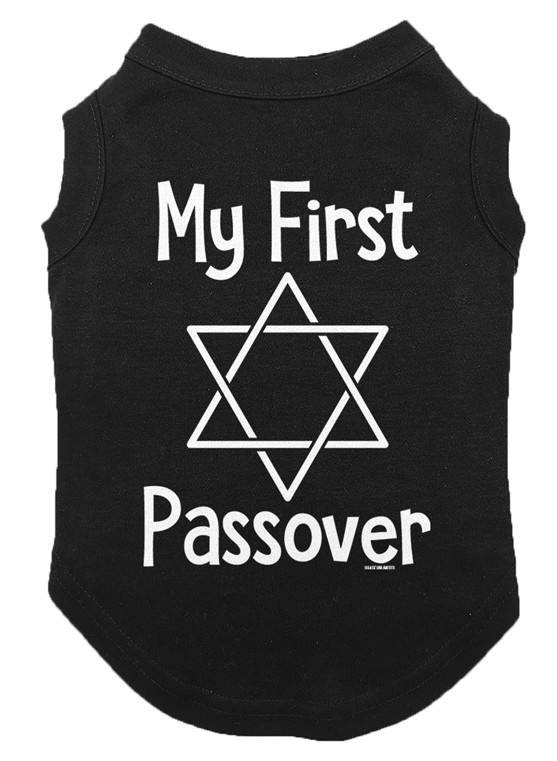 My First Passover - Dog Shirt (Black, Small)