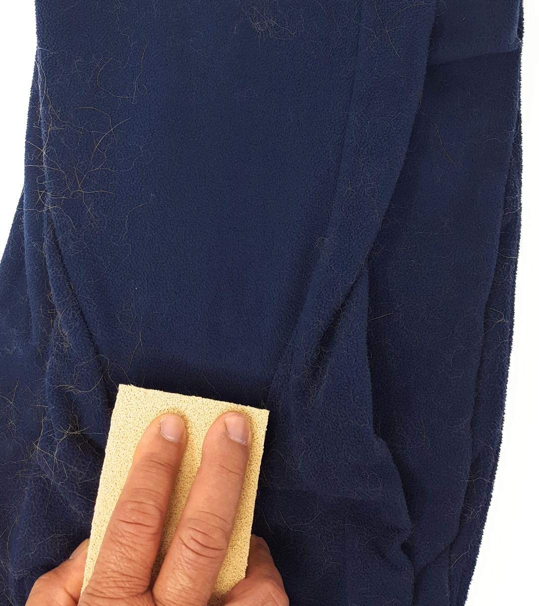 Mimi Pet Hair Remover - Remove Dog, Cat And Other Pet Hair From Furniture, Carpet, Bedding And Clothing - 2 Sponge