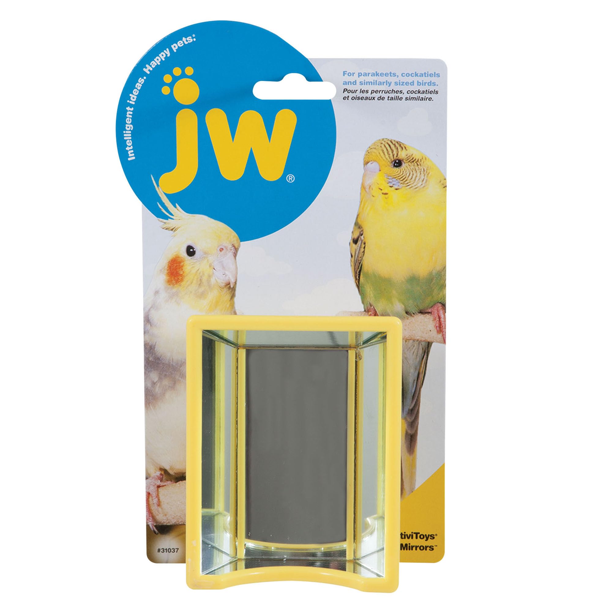 JW Hall Of Mirrors Bird Toy,3.25 length x 4.25 width x 1.25 depth