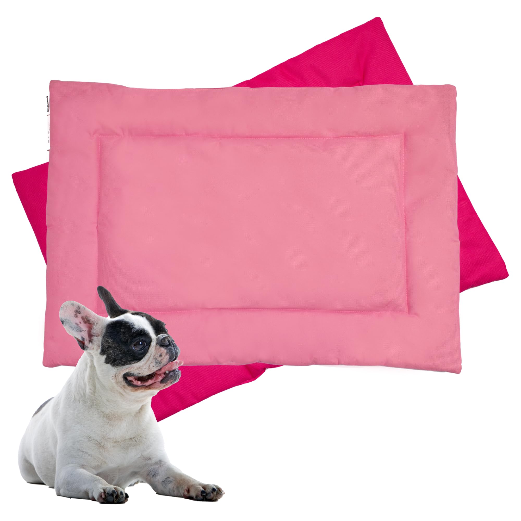 Downtown Pet Supply Dog Crate Pad, 24 x 18 - Waterproof, Ripstop Nylon Dog Crate Mat Chew Proof and Machine Washable - Dark and 
