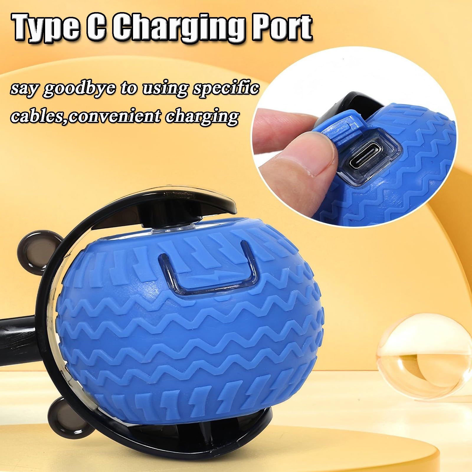 Yalemie 2Pcs Interactive Dog & Cat Electric Active Toys, Pet Smart Chase Ball, Fast Rolling Cat And Dog Ball Toys For Dogs And C