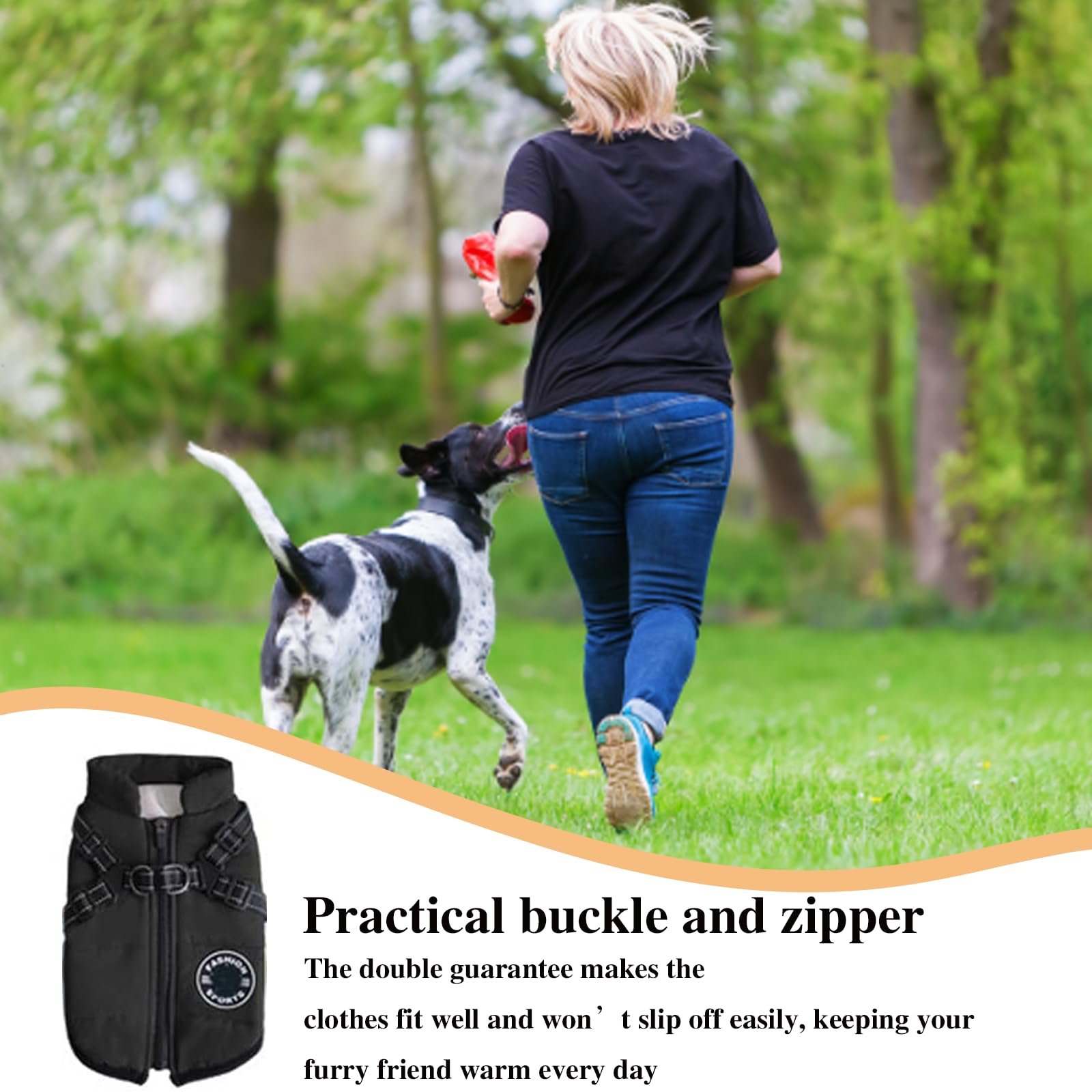 Furry King Dog Winter Coat With Harness, 7 Colors, Waterproof, Fleece Lined. (Purple, 4Xl)