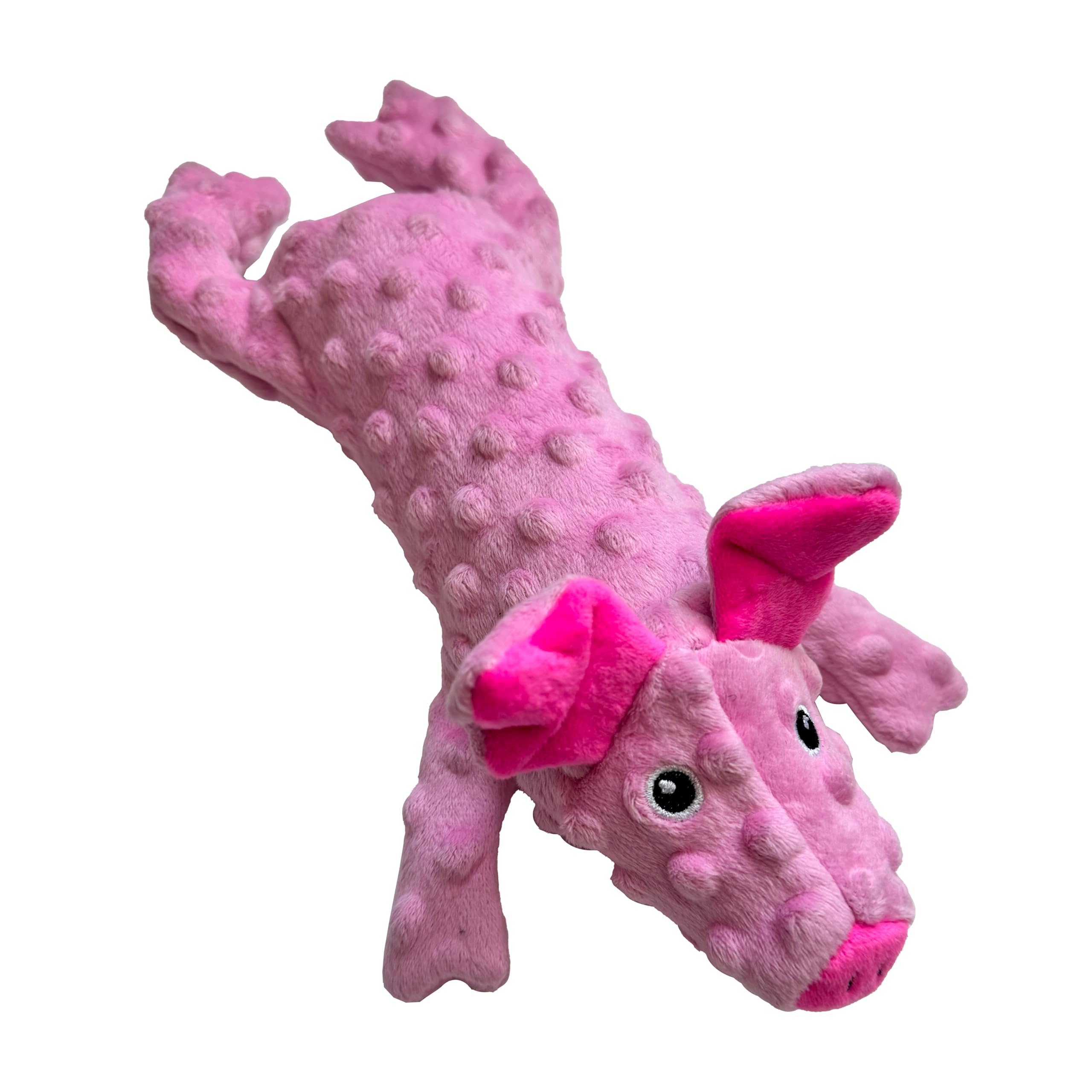 Ethical Pets 54092 Skinneeez Extreme Stuffing Free Dog Toy, 14'', Pig, Pink