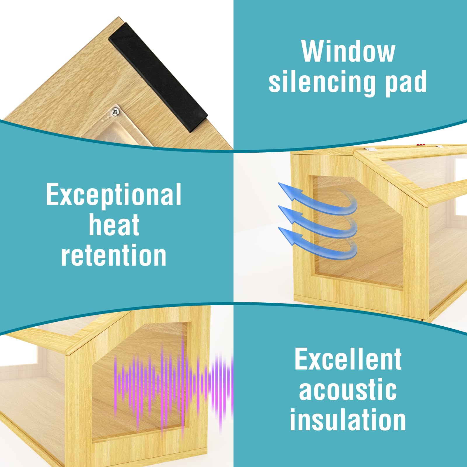 30 Gallon Reptile Tank, Wooden Bearded Dragon Terrarium Tank With Top Ventilation, Large Reptile Enclosure For Snake, Lizard, An