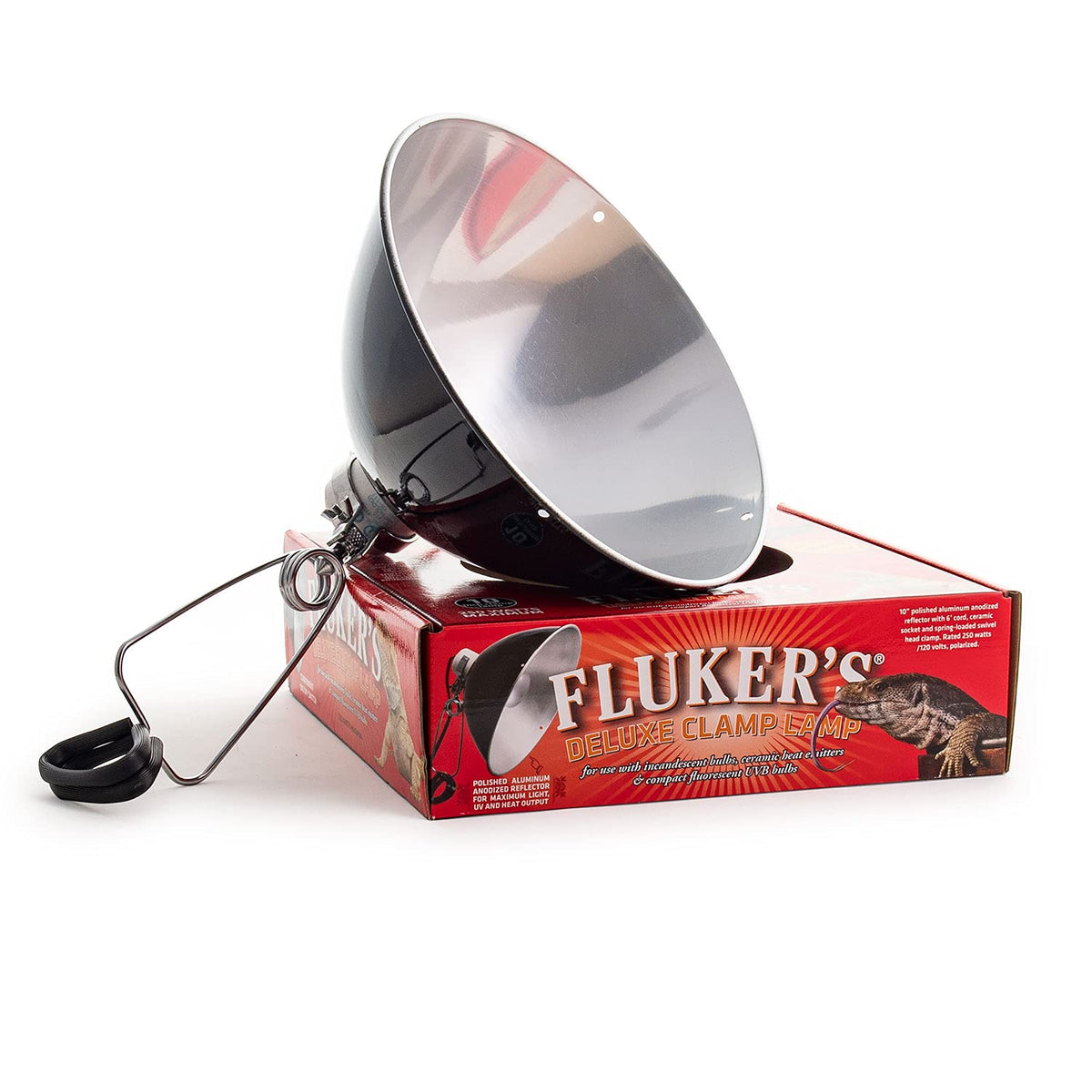 Fluker'S Repta-Clamp Lamp With Switch For Reptiles, 10'