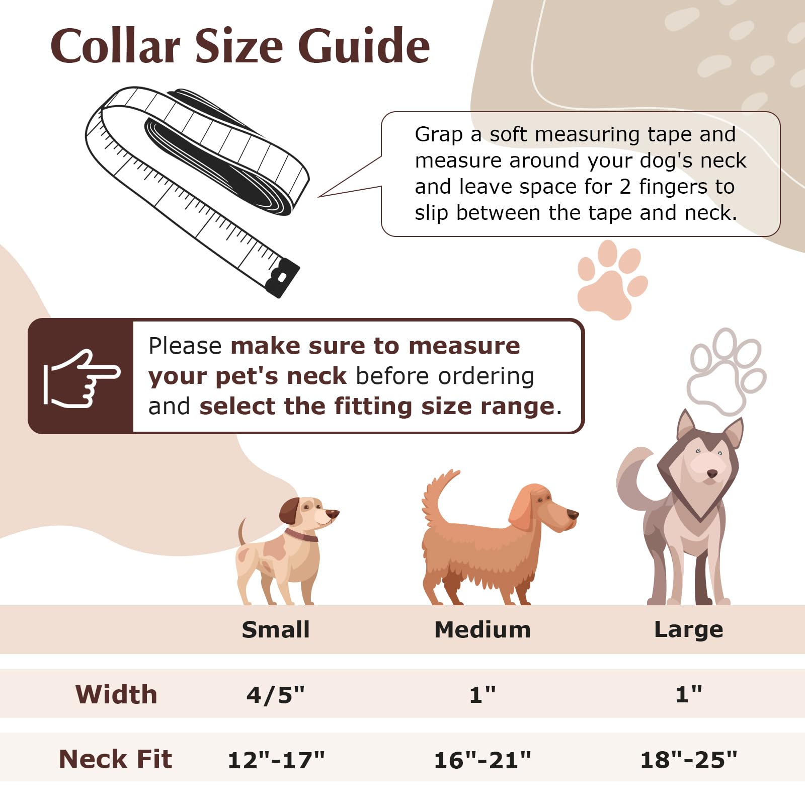 Martingale Collar For Dogs, Adjustable Soft Nylon Dog Collars With Special Design Flower Patterns For Small Medium Large Dog(L)