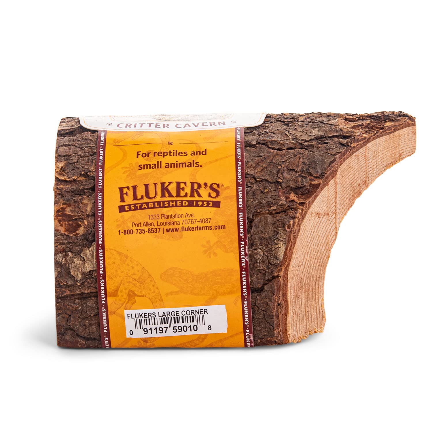 Fluker'S Reptile Corner Half Log Hideout