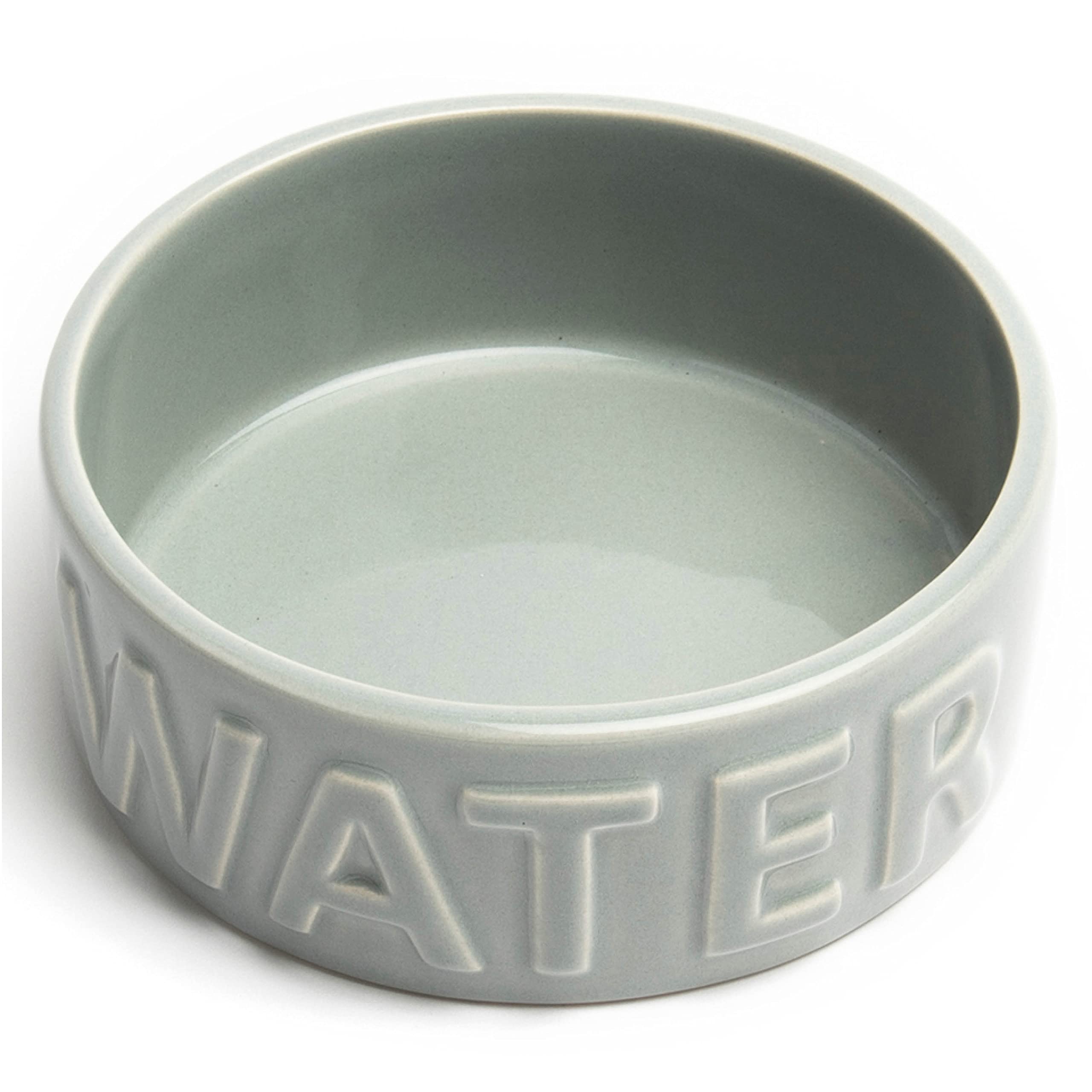 Park Life Designs Pet Bowl | Classic Water (Small, Grey)
