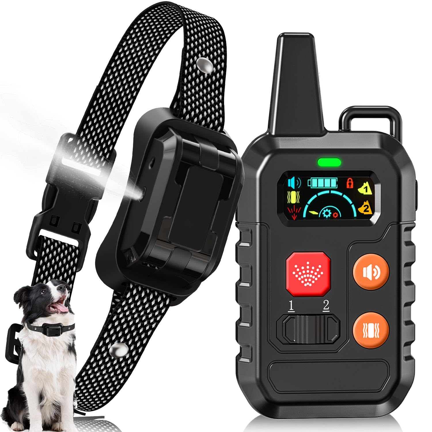 Citronella Training Collar For Dog, [No Spray Refill] Safer Spray Dog Training Collar For L/M/S Dogs, Ipx7 Waterproof With Beep/