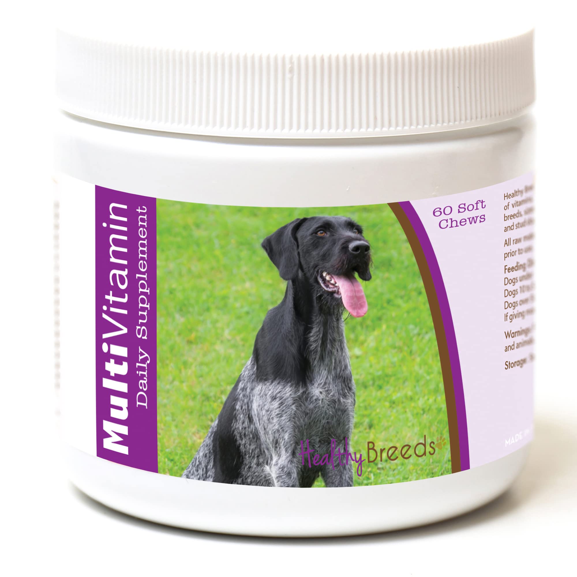 Healthy Breeds German Wirehaired Pointer Multi-Vitamin Soft Chews 60 Count