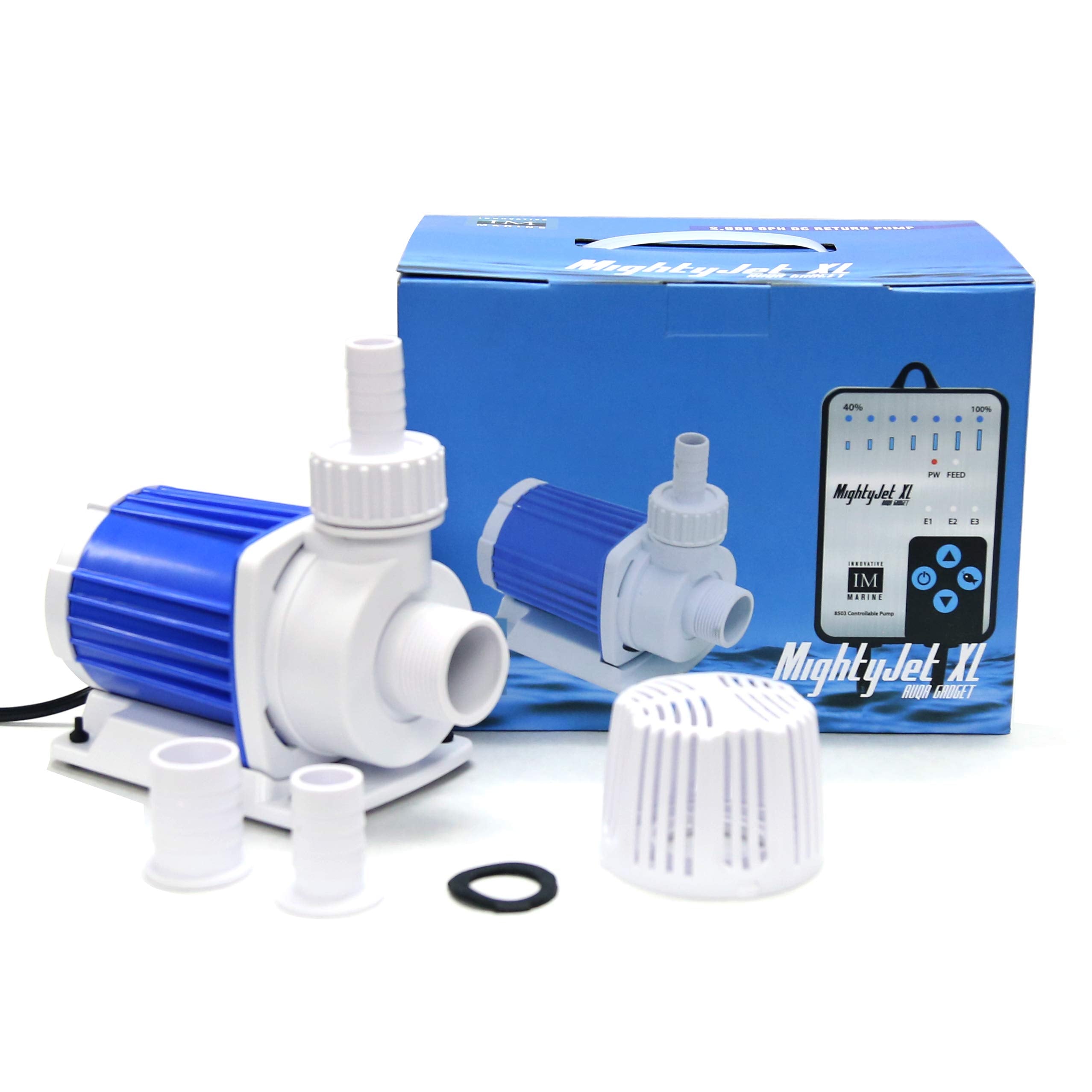 Innovative Marine Mighty Jet DC Return Sump Pump - XL 2,656 GPH, Plastic, Black, Model 6940005106496