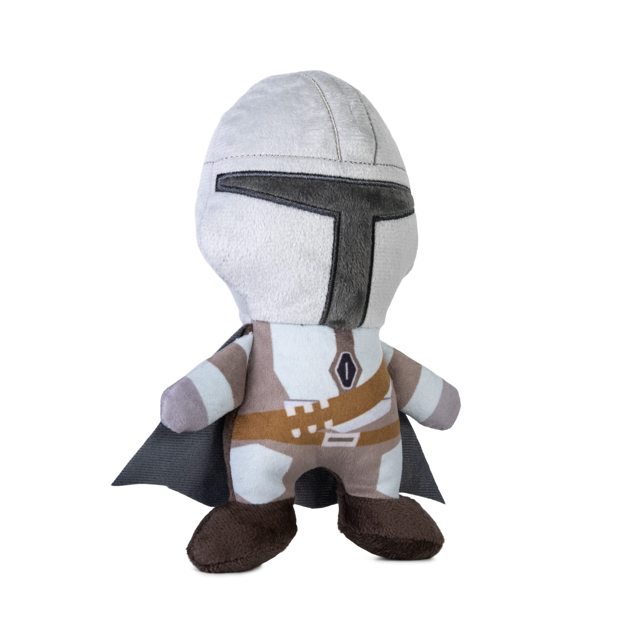 Star Wars For Pets Mandalorian Plush Figure Dog Toy - Soft Squeaky Fabric Chew Toys For All Dogs - Officially Licensed - 6 Inch