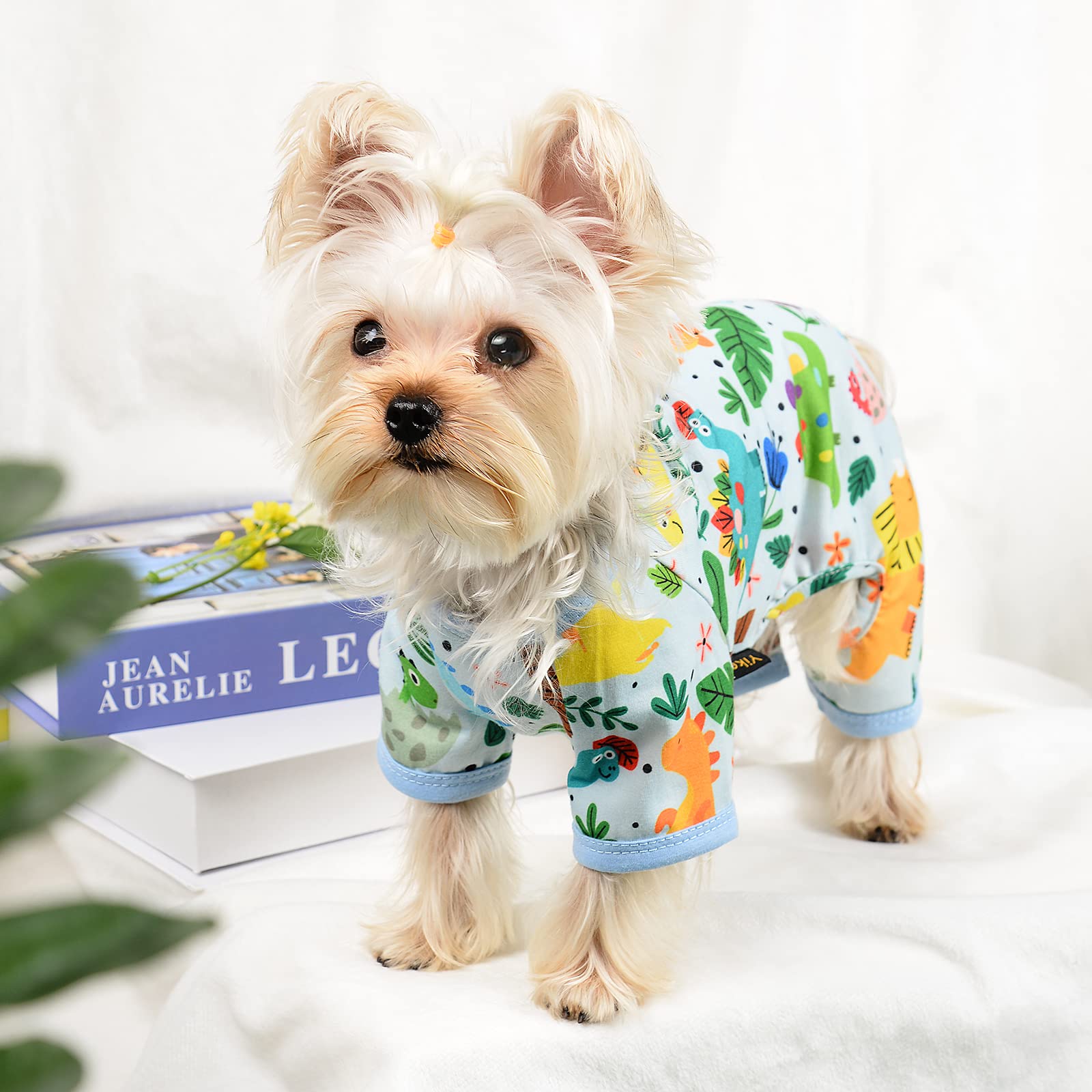 Dog Pajamas For Small Dogs, Chihuahua Pajamas, Puppy Clothes, Extra Small Puppy Pjs, Soft Pet Onesies,Dog Shirts Chihuahua Yorki